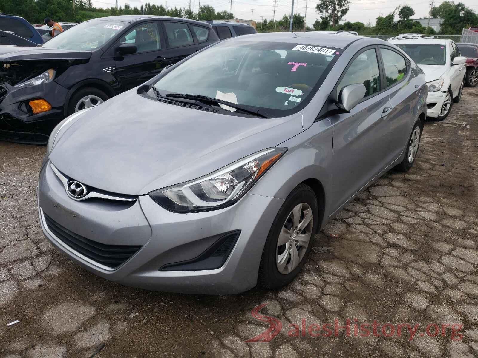 5NPDH4AE7GH728519 2016 HYUNDAI ELANTRA