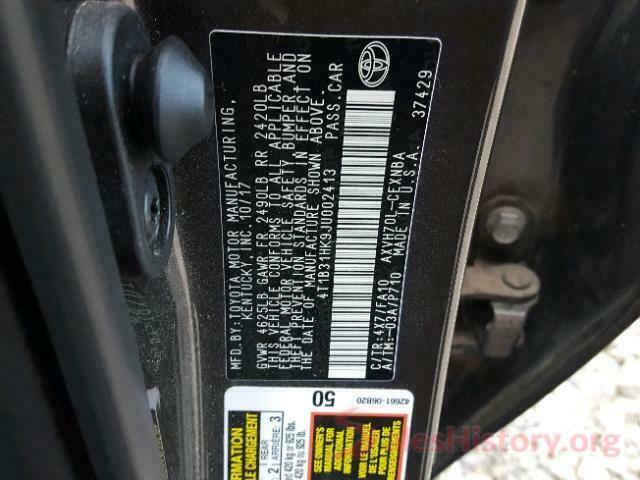 4T1B31HK9JU002413 2018 TOYOTA CAMRY