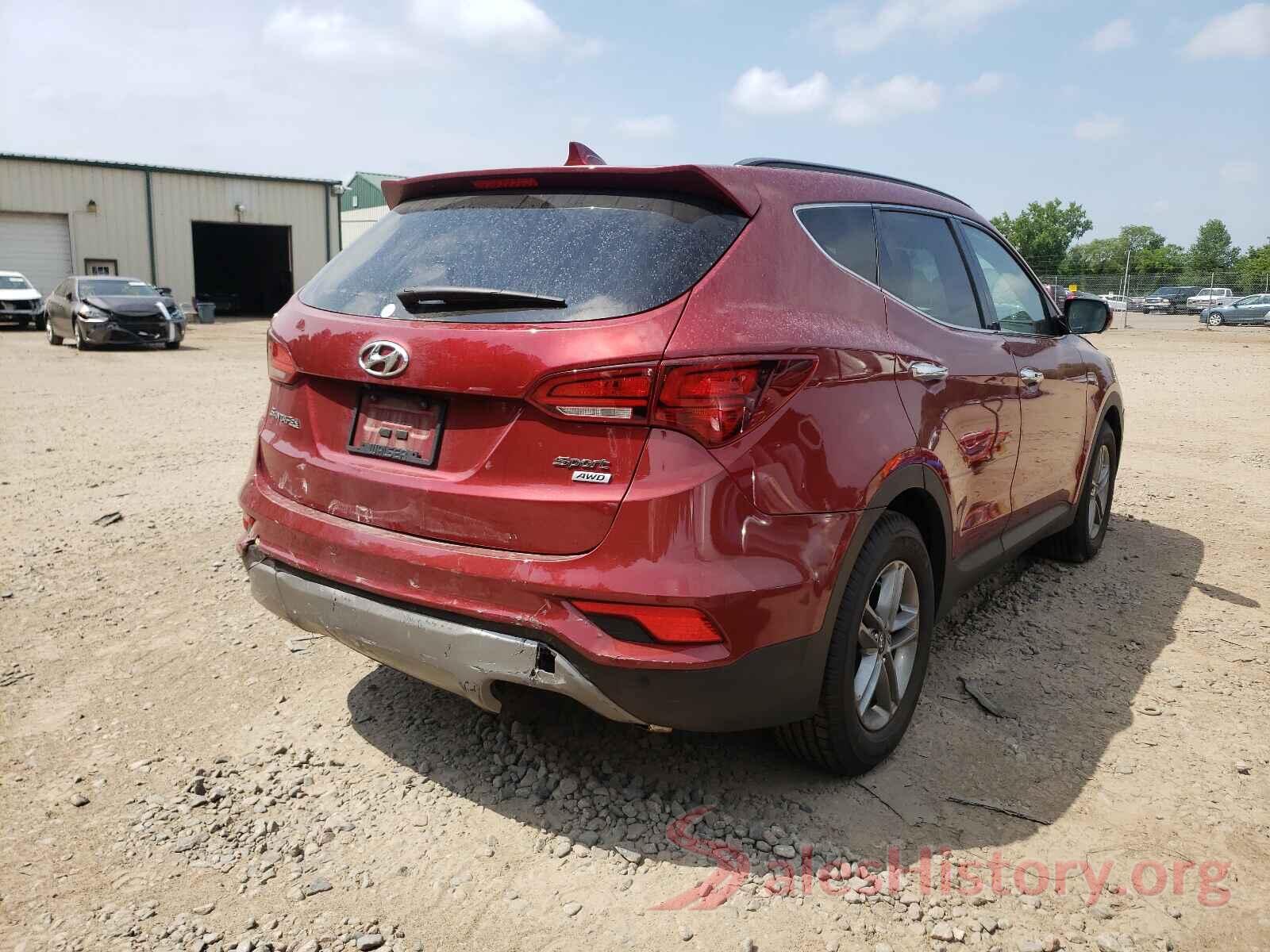 5XYZUDLB3HG399539 2017 HYUNDAI SANTA FE