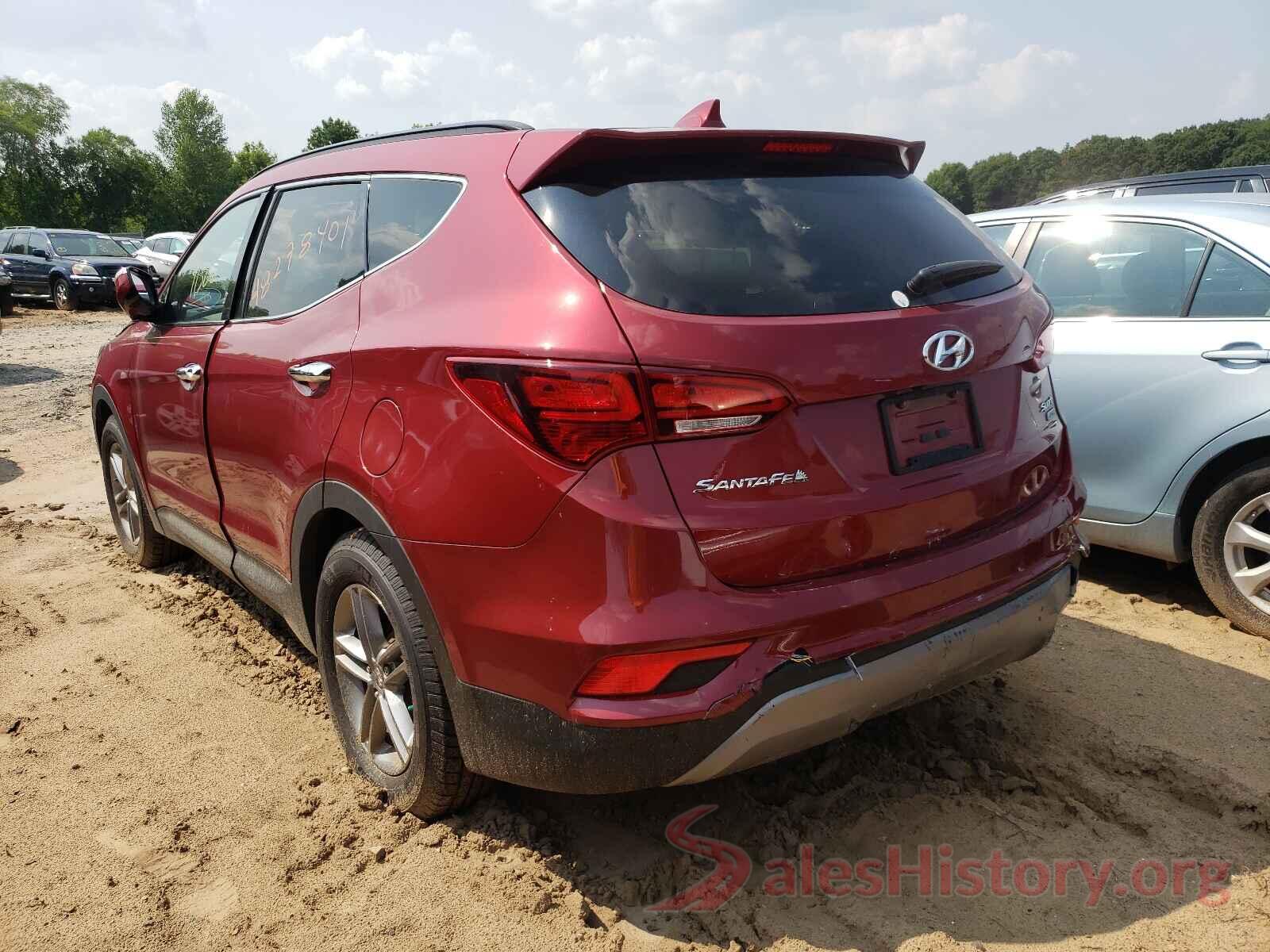 5XYZUDLB3HG399539 2017 HYUNDAI SANTA FE