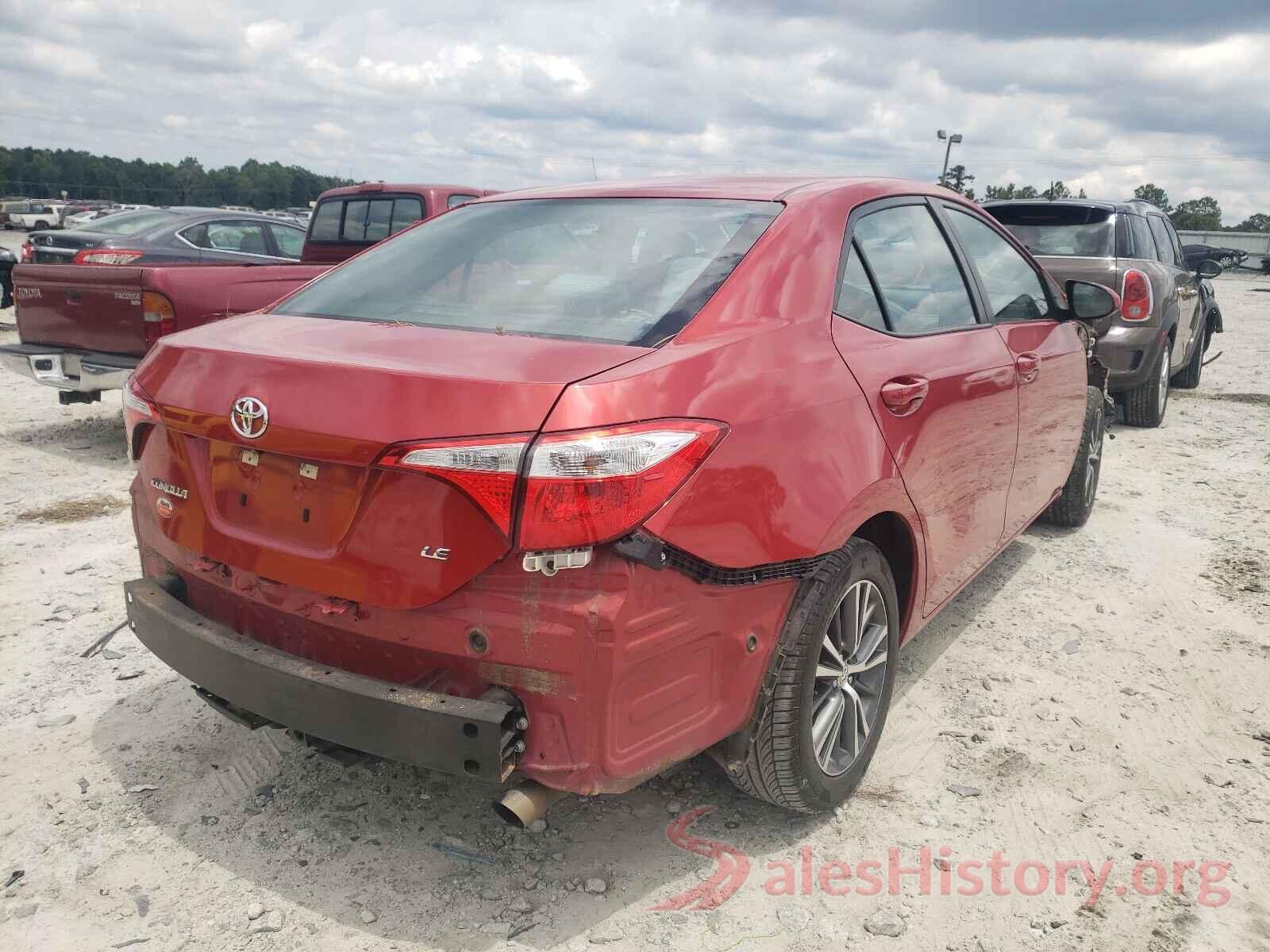 5YFBURHE4GP392921 2016 TOYOTA COROLLA