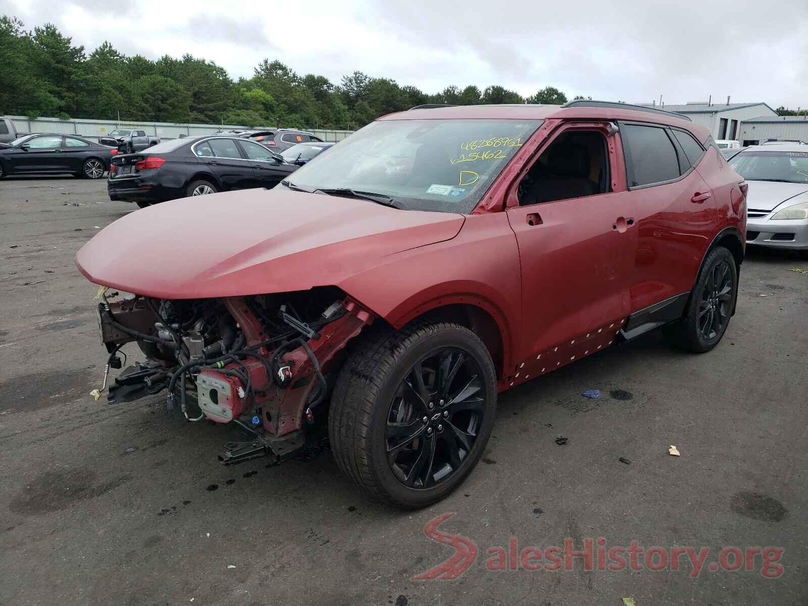 3GNKBJRSXKS615462 2019 CHEVROLET BLAZER