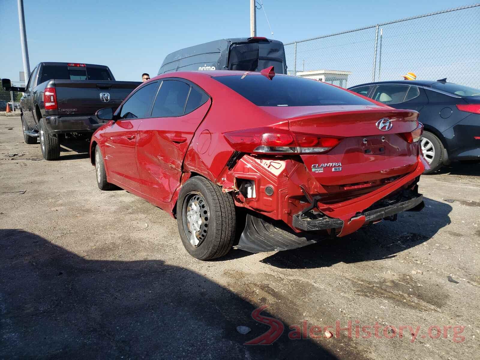 5NPD74LF8HH132183 2017 HYUNDAI ELANTRA