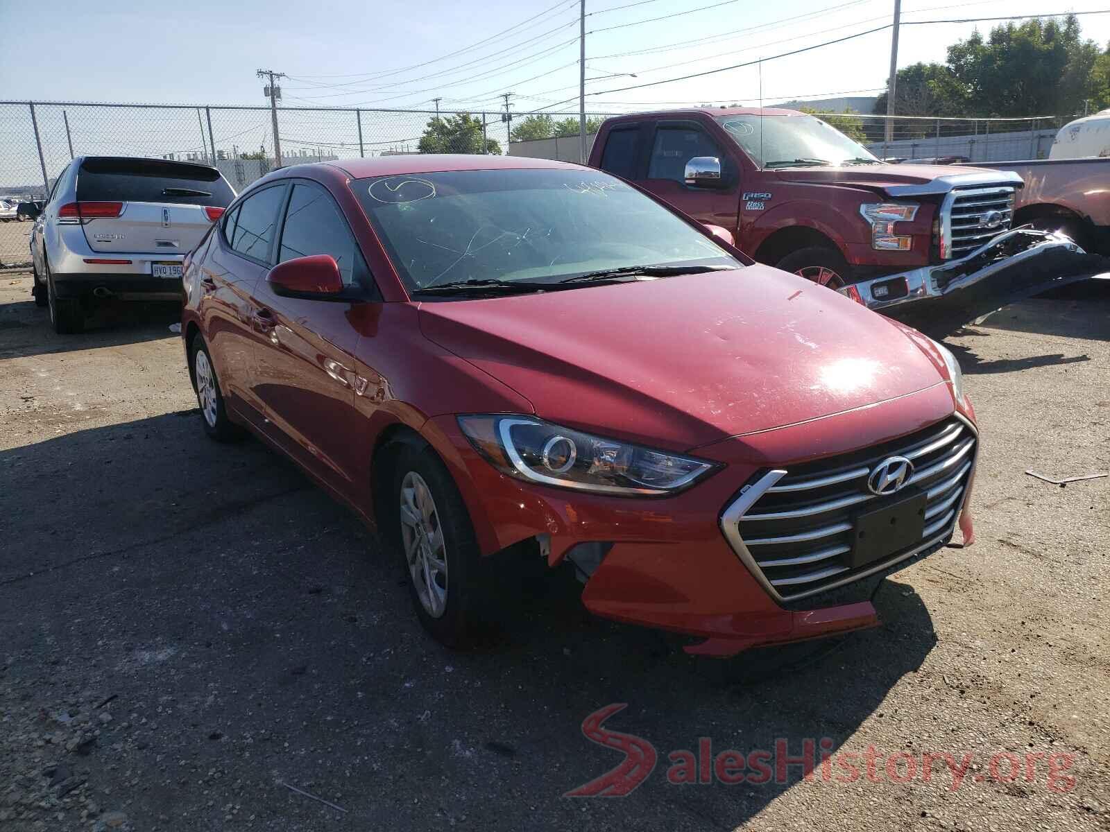 5NPD74LF8HH132183 2017 HYUNDAI ELANTRA