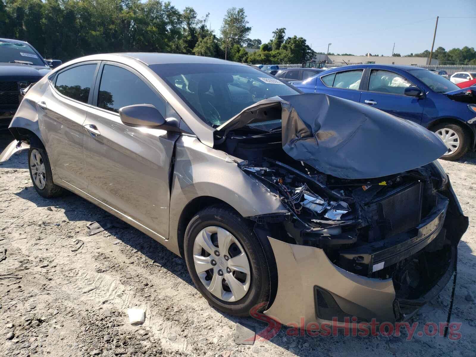 5NPDH4AE8GH771234 2016 HYUNDAI ELANTRA