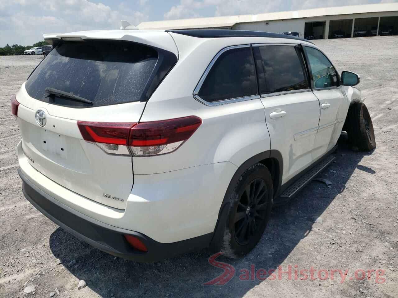 5TDJZRFH6KS577255 2019 TOYOTA HIGHLANDER