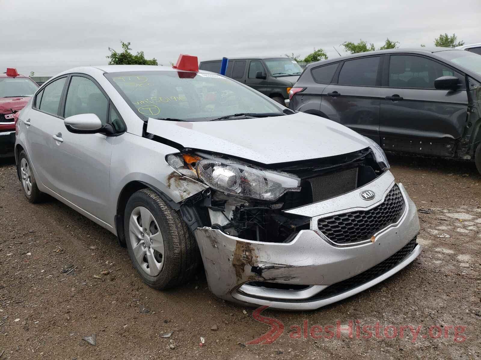 KNAFK4A6XG5501910 2016 KIA FORTE