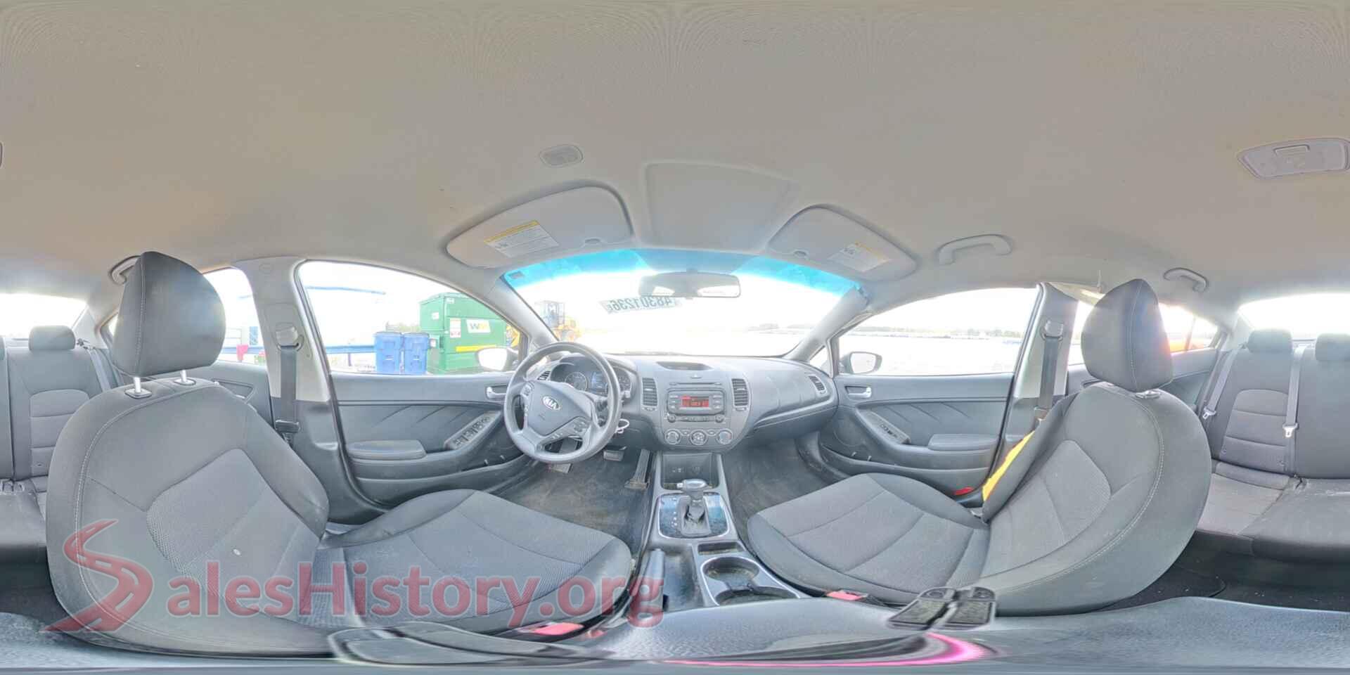 2017 KIA FORTE VIN 3KPFK4A79HE126013, damage close-up