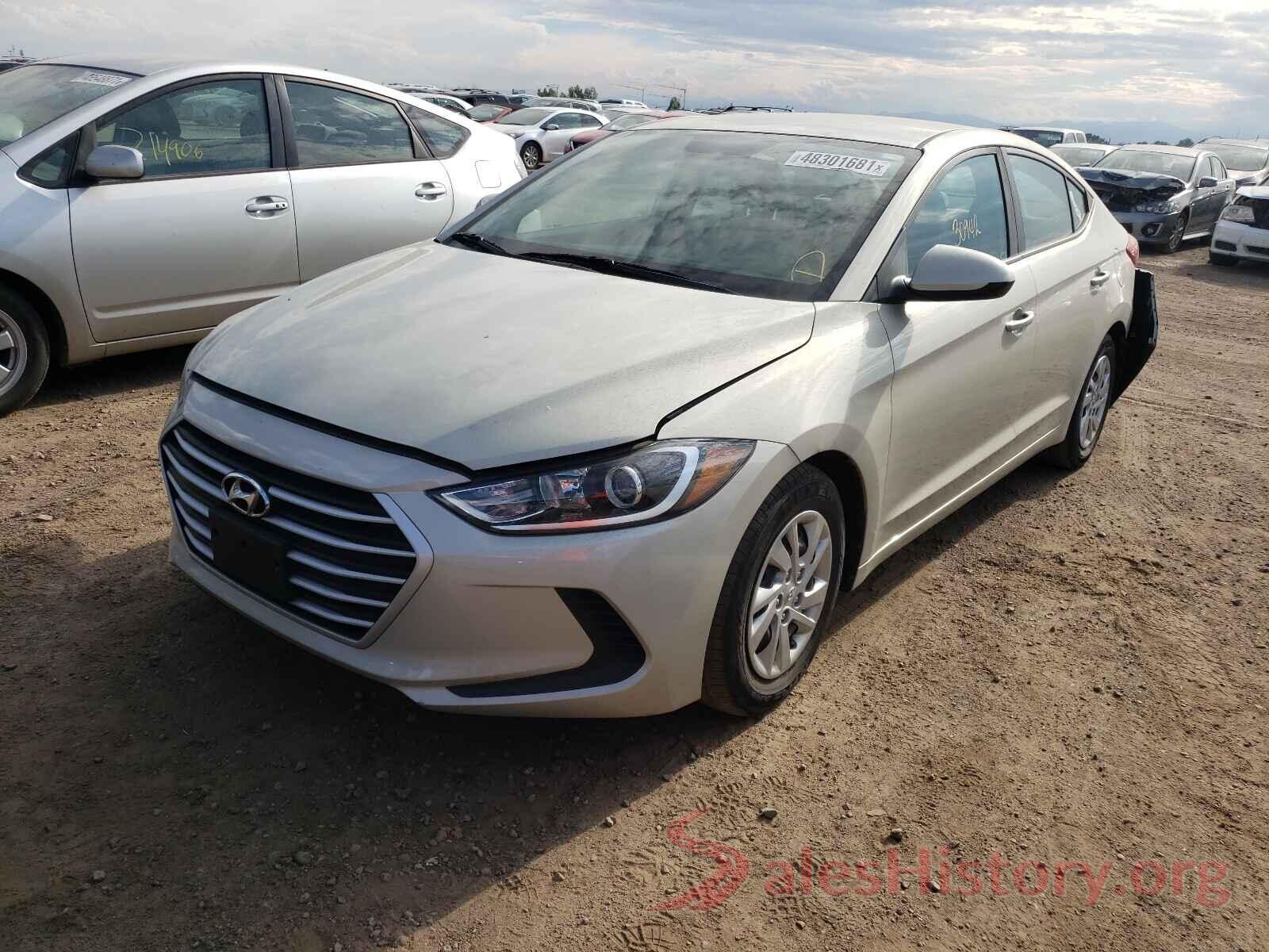 KMHD74LF3HU357354 2017 HYUNDAI ELANTRA