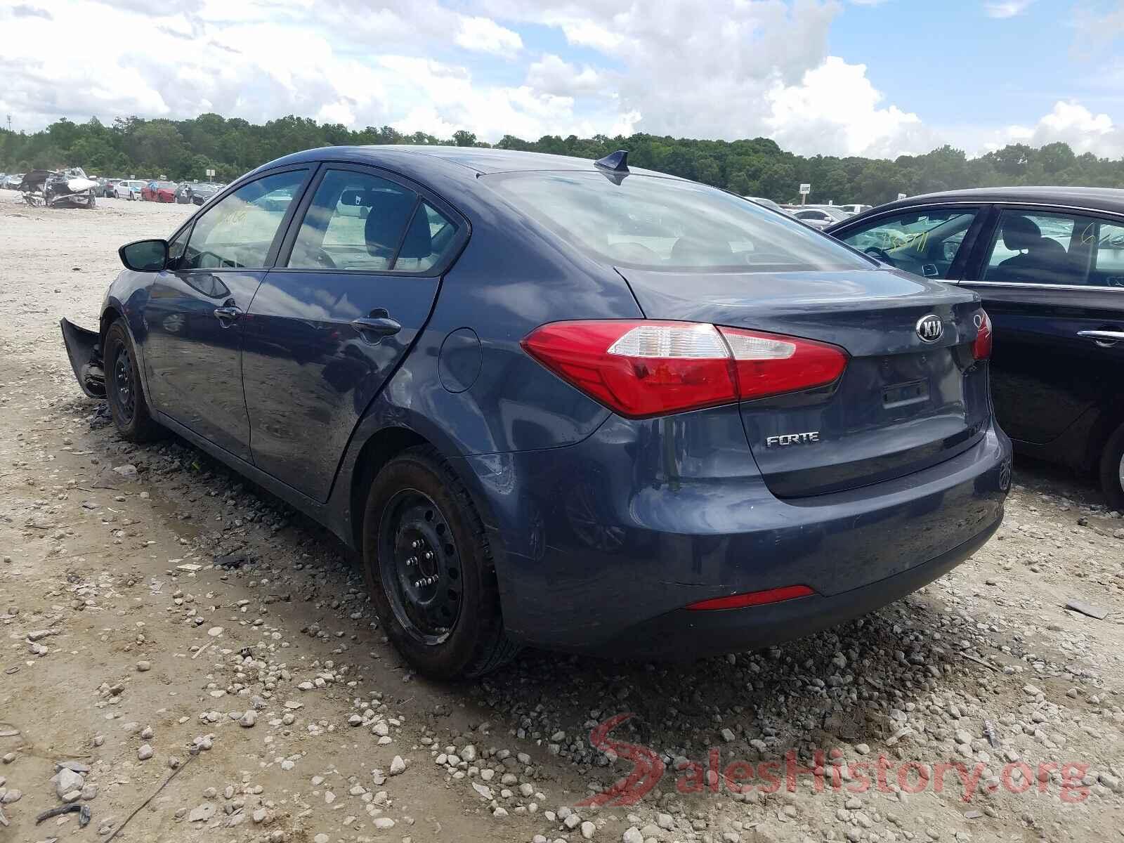 KNAFK4A60G5551912 2016 KIA FORTE