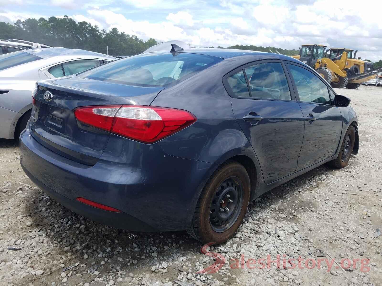 KNAFK4A60G5551912 2016 KIA FORTE