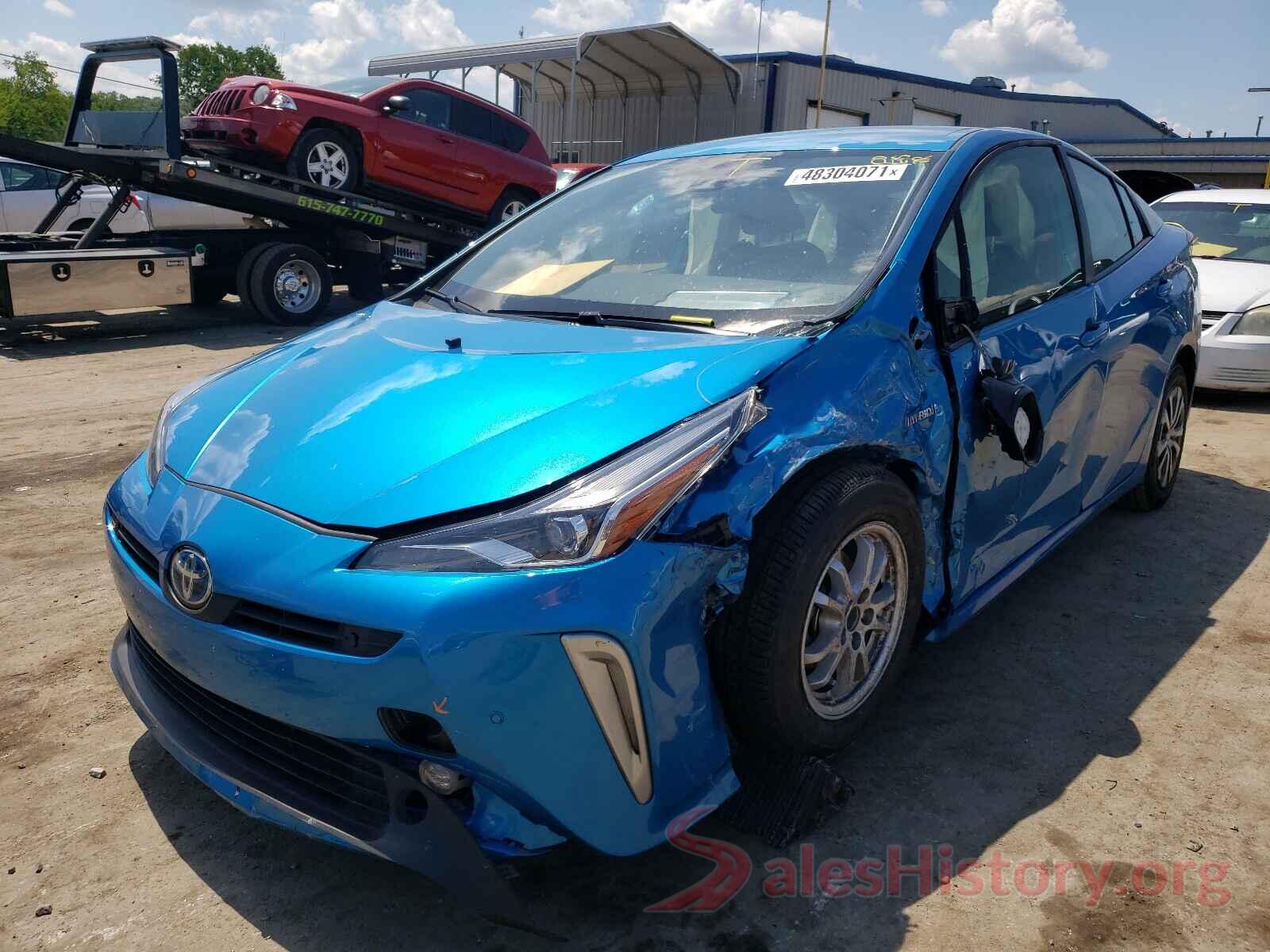 JTDL9RFU3L3021137 2020 TOYOTA PRIUS