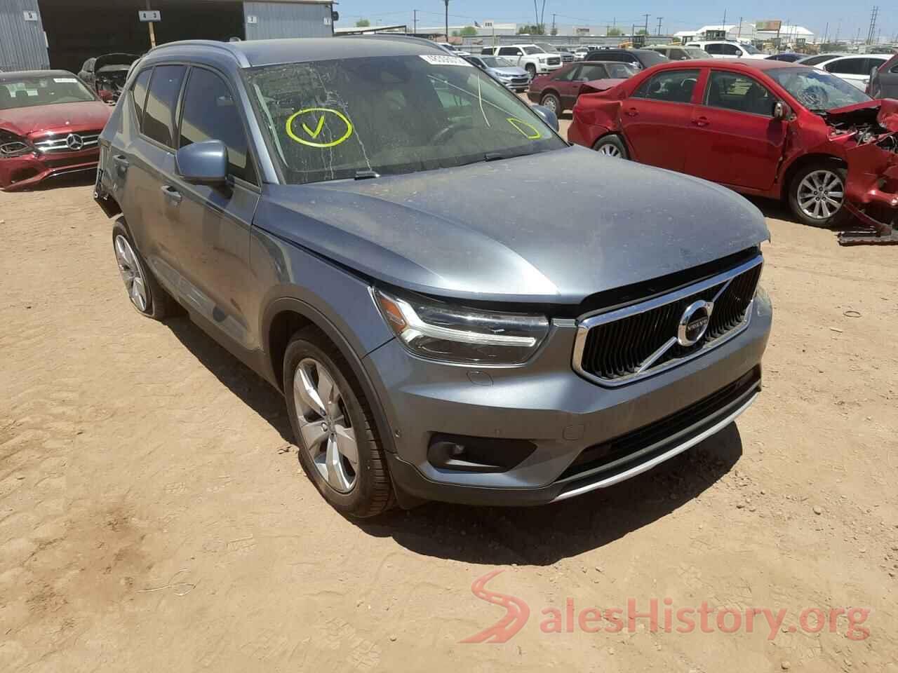 YV4162UK7K2052756 2019 VOLVO XC40