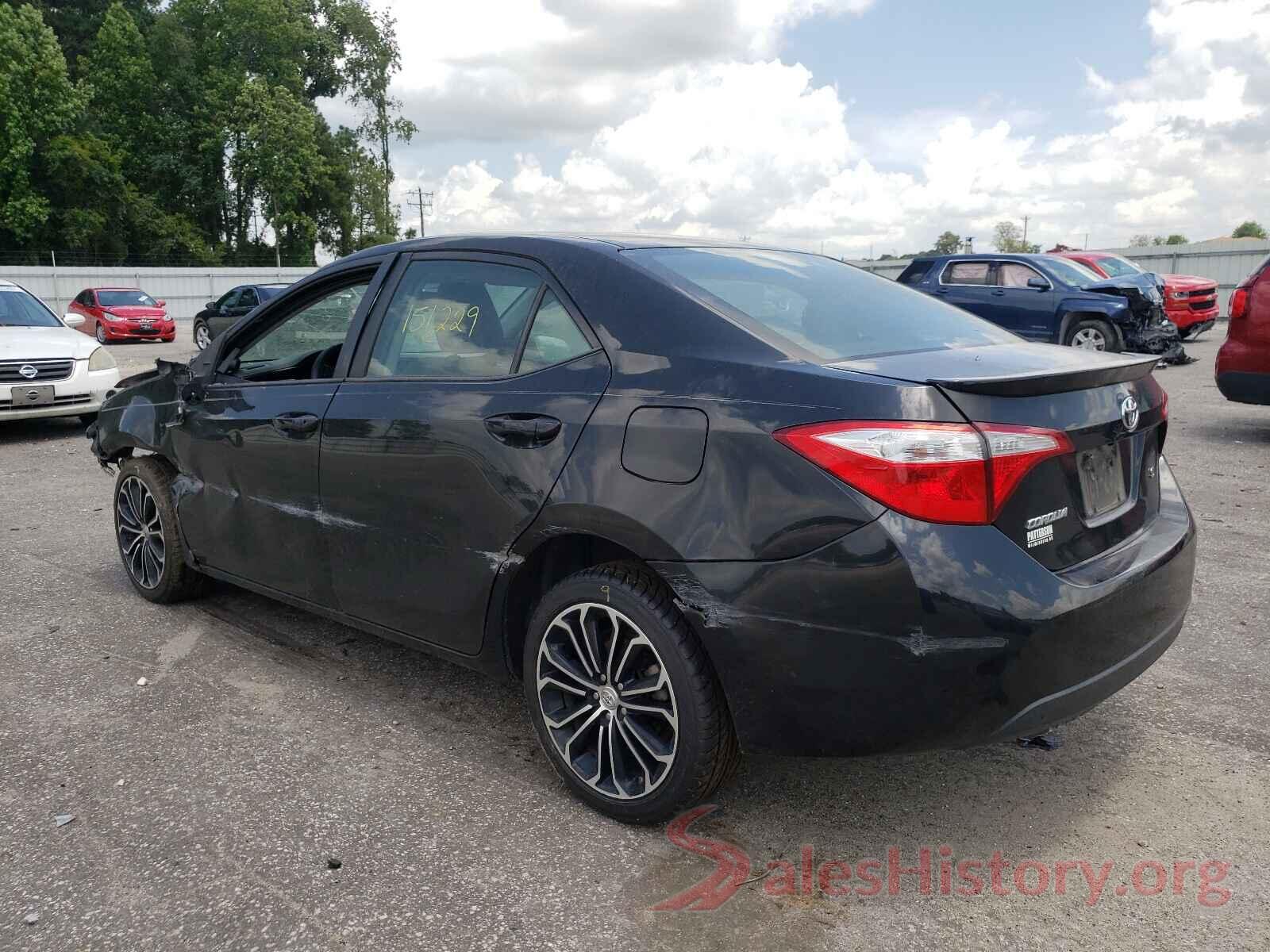 2T1BURHEXGC627192 2016 TOYOTA COROLLA