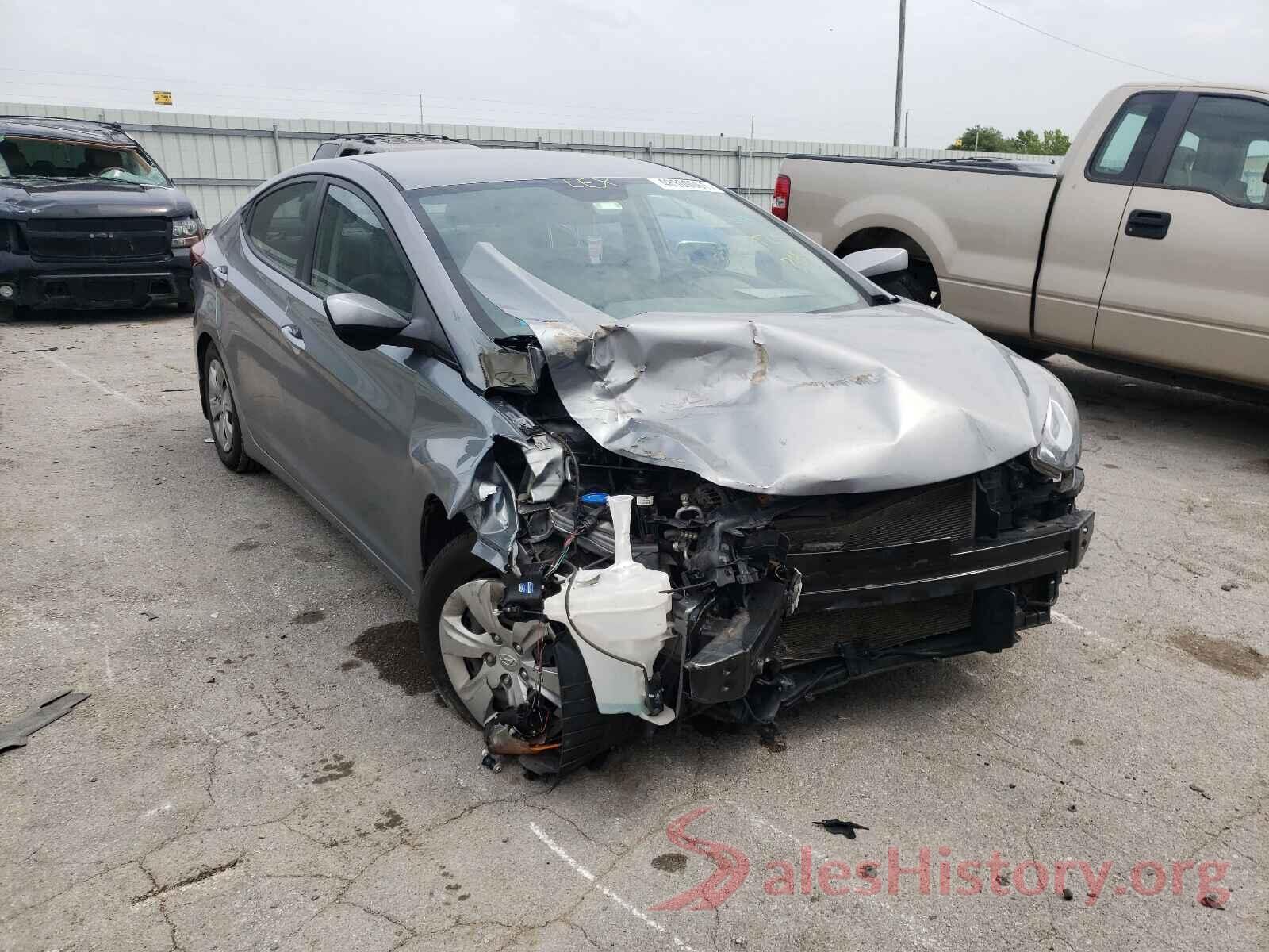 KMHDH4AE3GU543711 2016 HYUNDAI ELANTRA