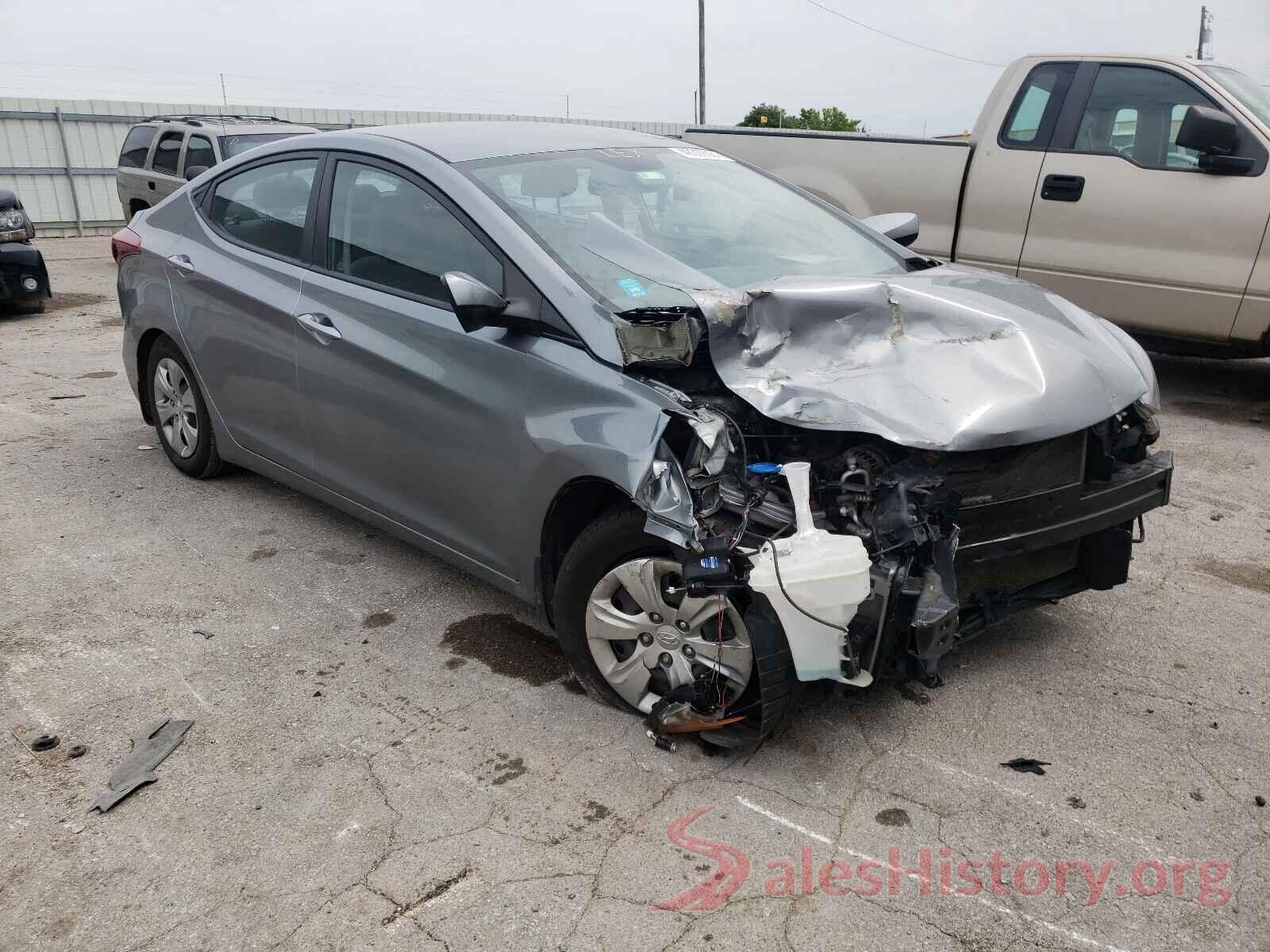 KMHDH4AE3GU543711 2016 HYUNDAI ELANTRA