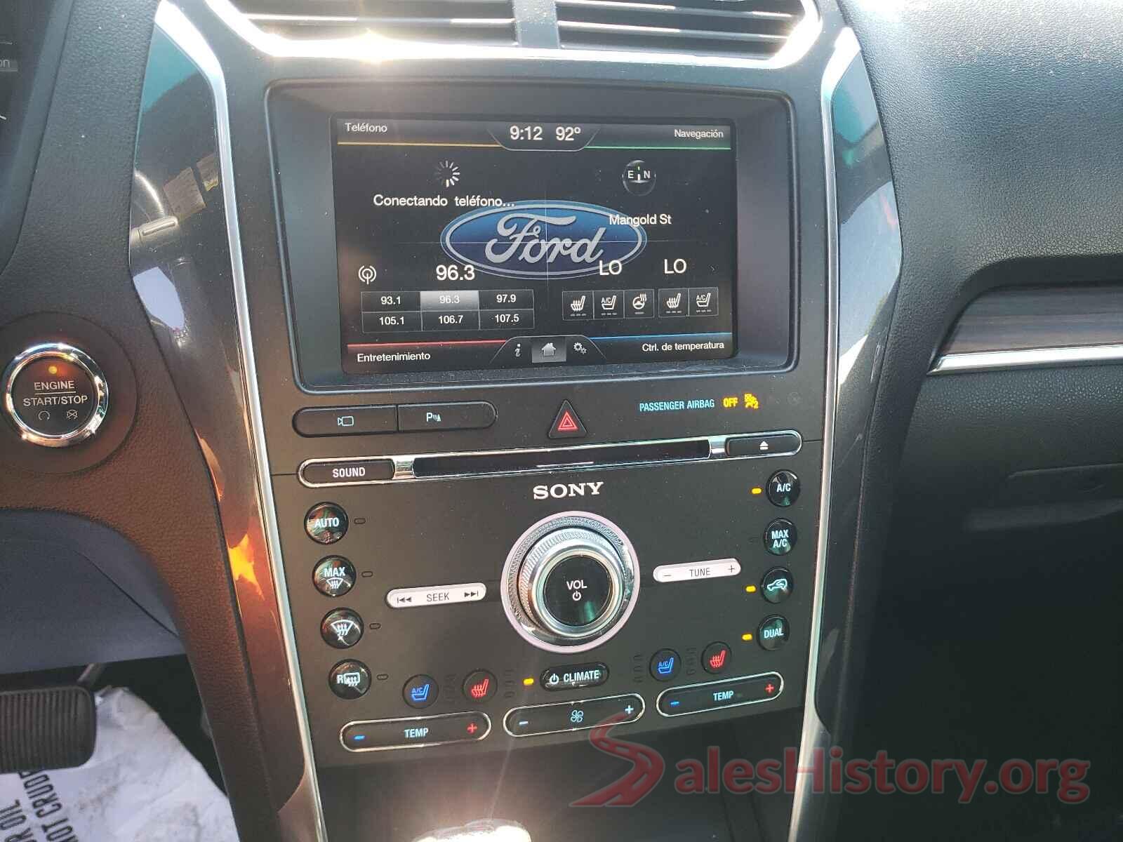 1FM5K8F88GGA76901 2016 FORD EXPLORER