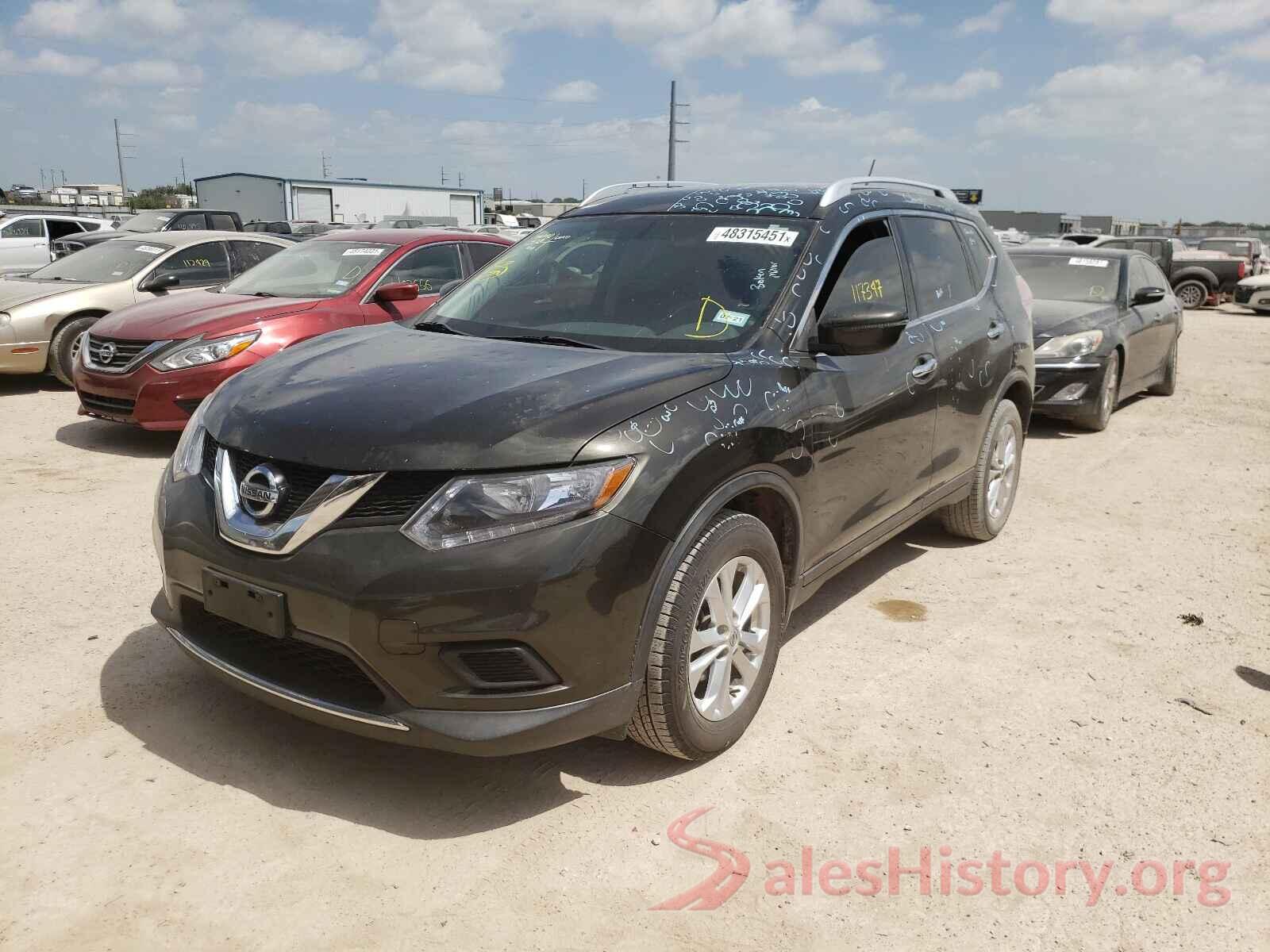 KNMAT2MT5GP666686 2016 NISSAN ROGUE