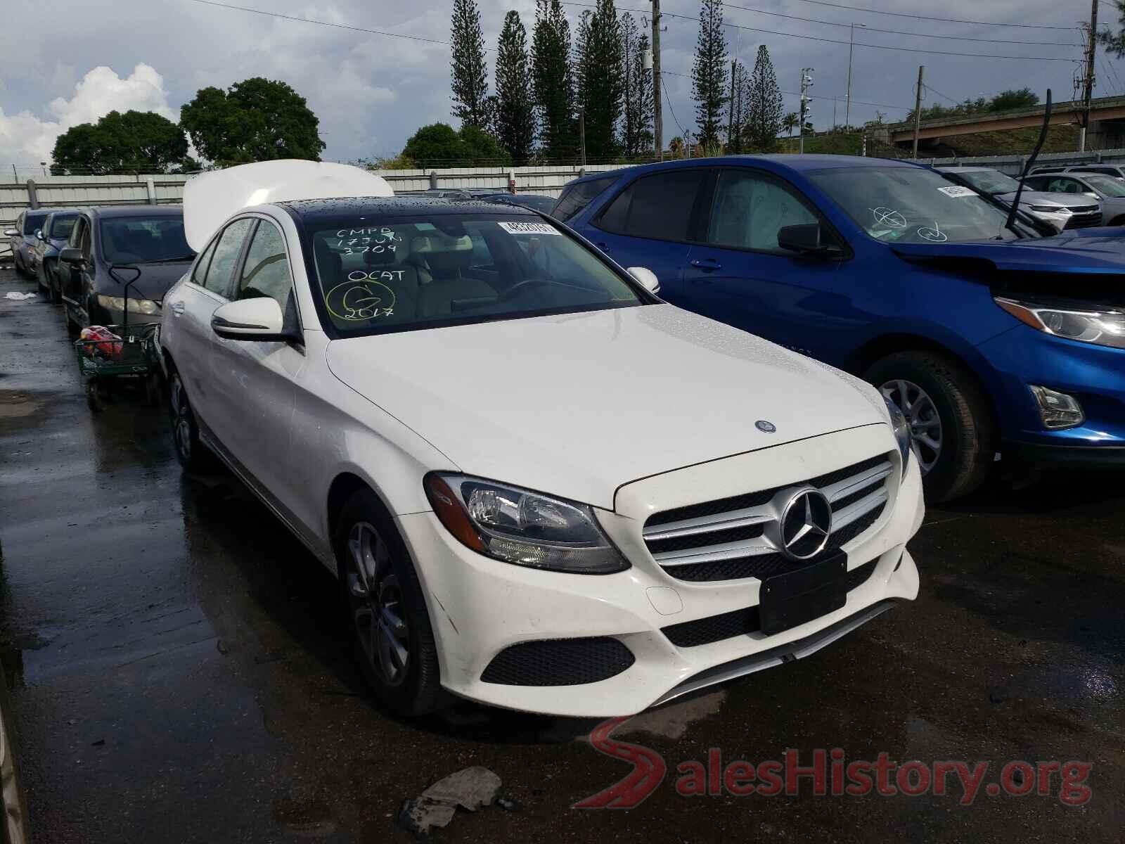 55SWF4KBXHU213709 2017 MERCEDES-BENZ C-CLASS