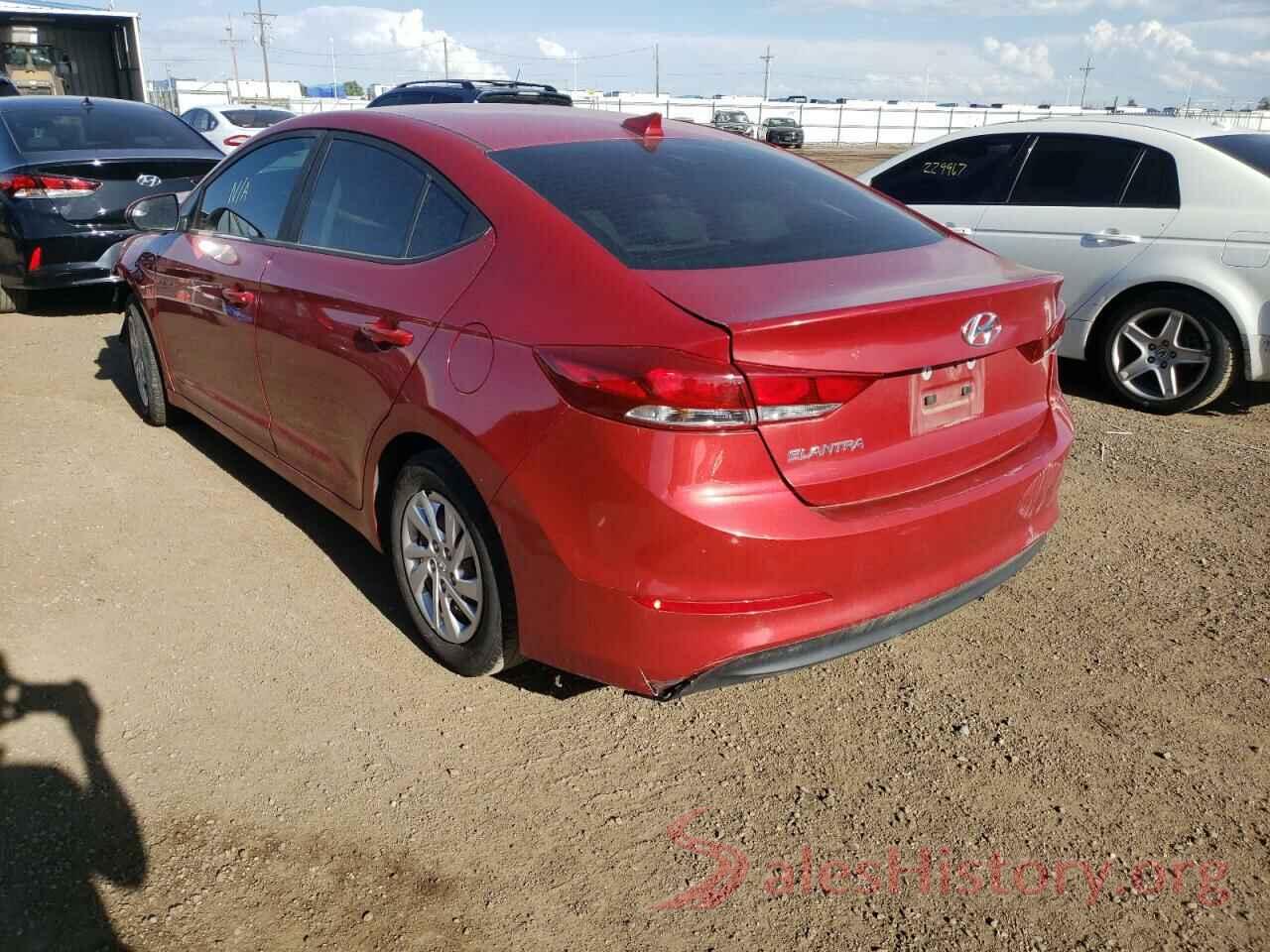 5NPD74LF8HH189998 2017 HYUNDAI ELANTRA