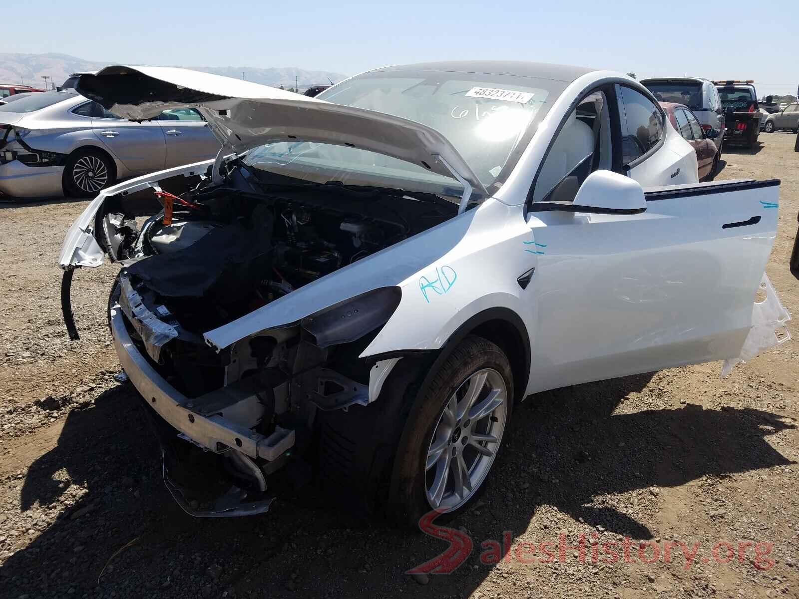 5YJYGDEEXLF058942 2020 TESLA MODEL Y