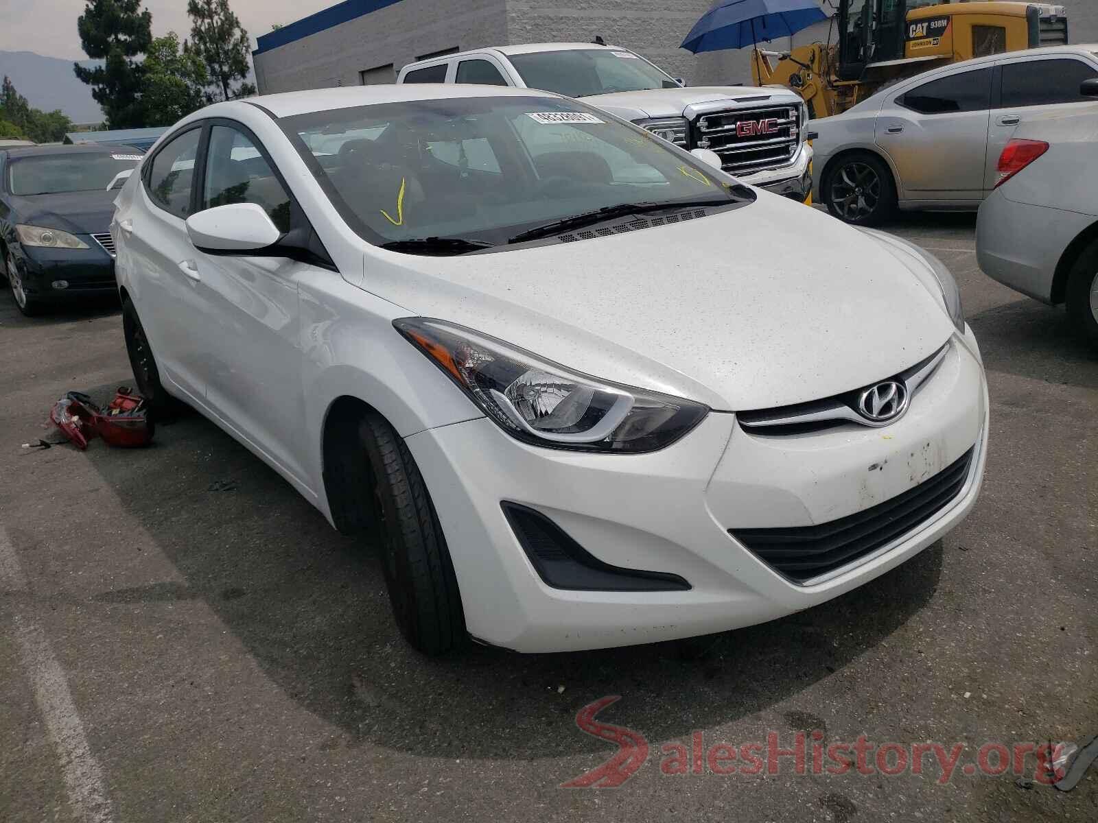 5NPDH4AE8GH749878 2016 HYUNDAI ELANTRA