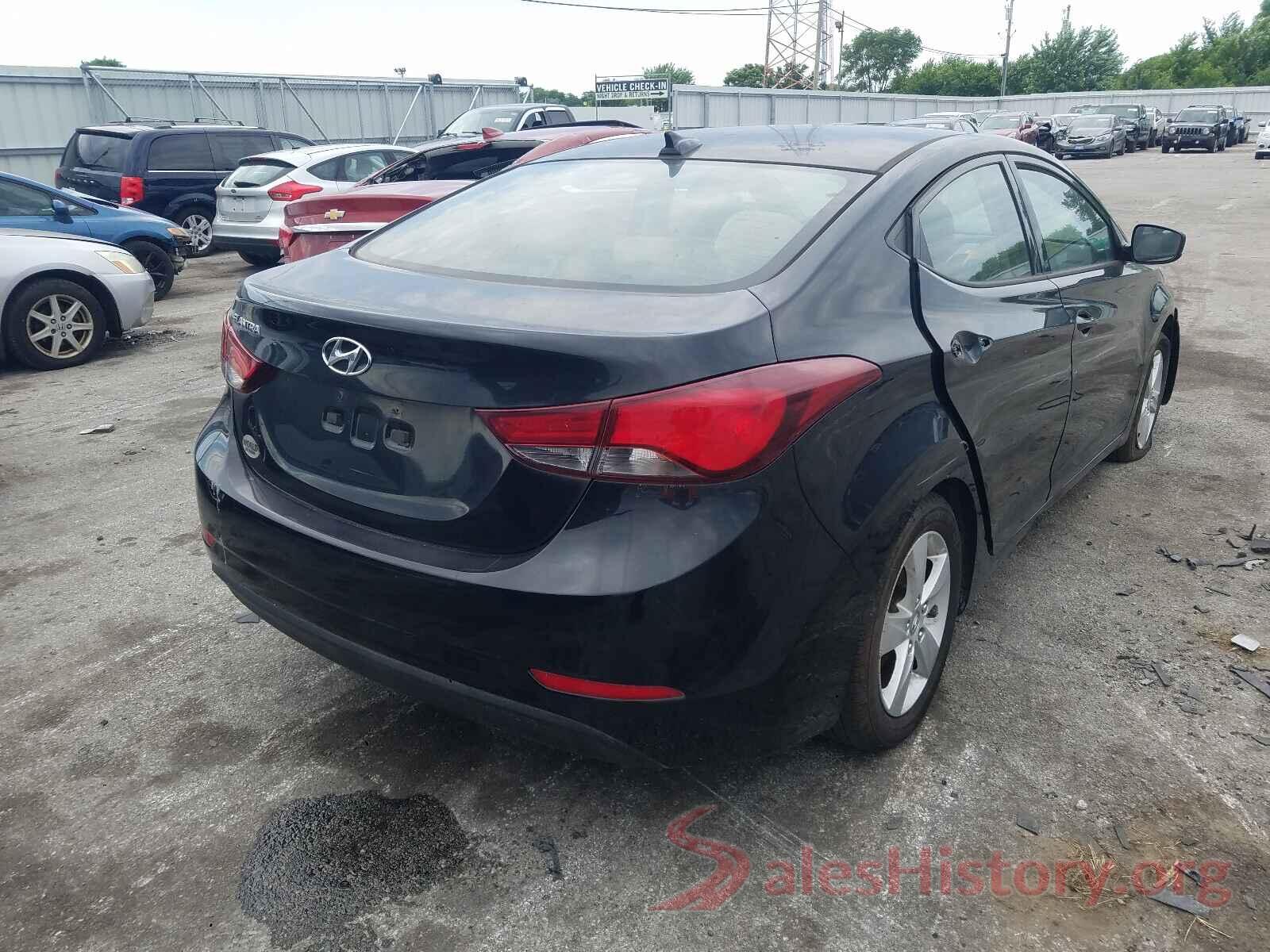 5NPDH4AE9GH773123 2016 HYUNDAI ELANTRA