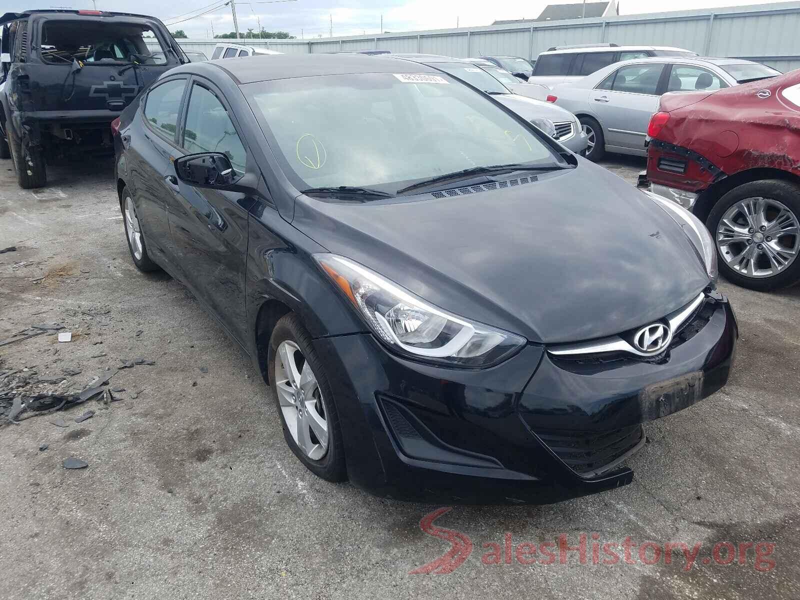 5NPDH4AE9GH773123 2016 HYUNDAI ELANTRA