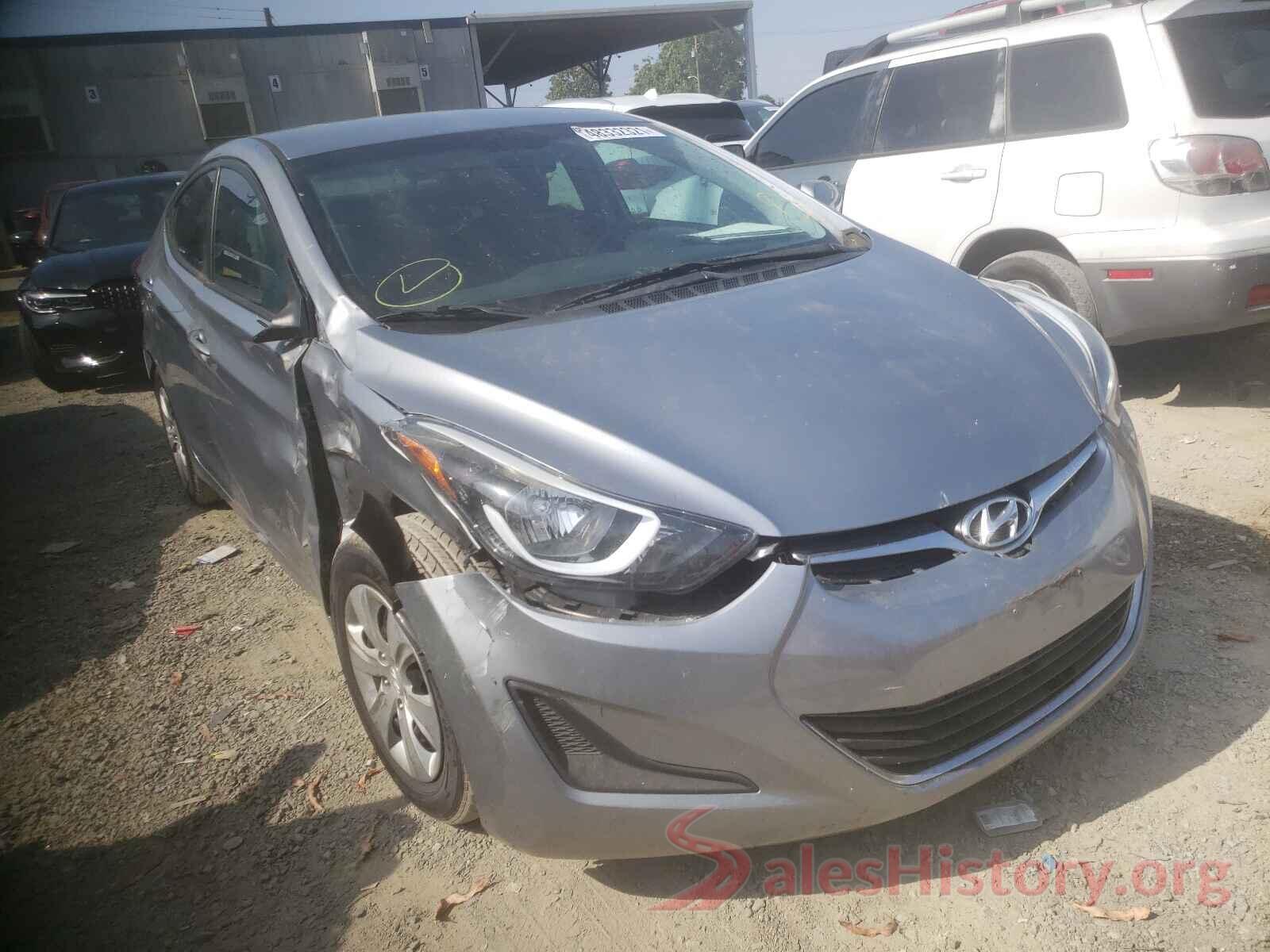 5NPDH4AE5GH762393 2016 HYUNDAI ELANTRA