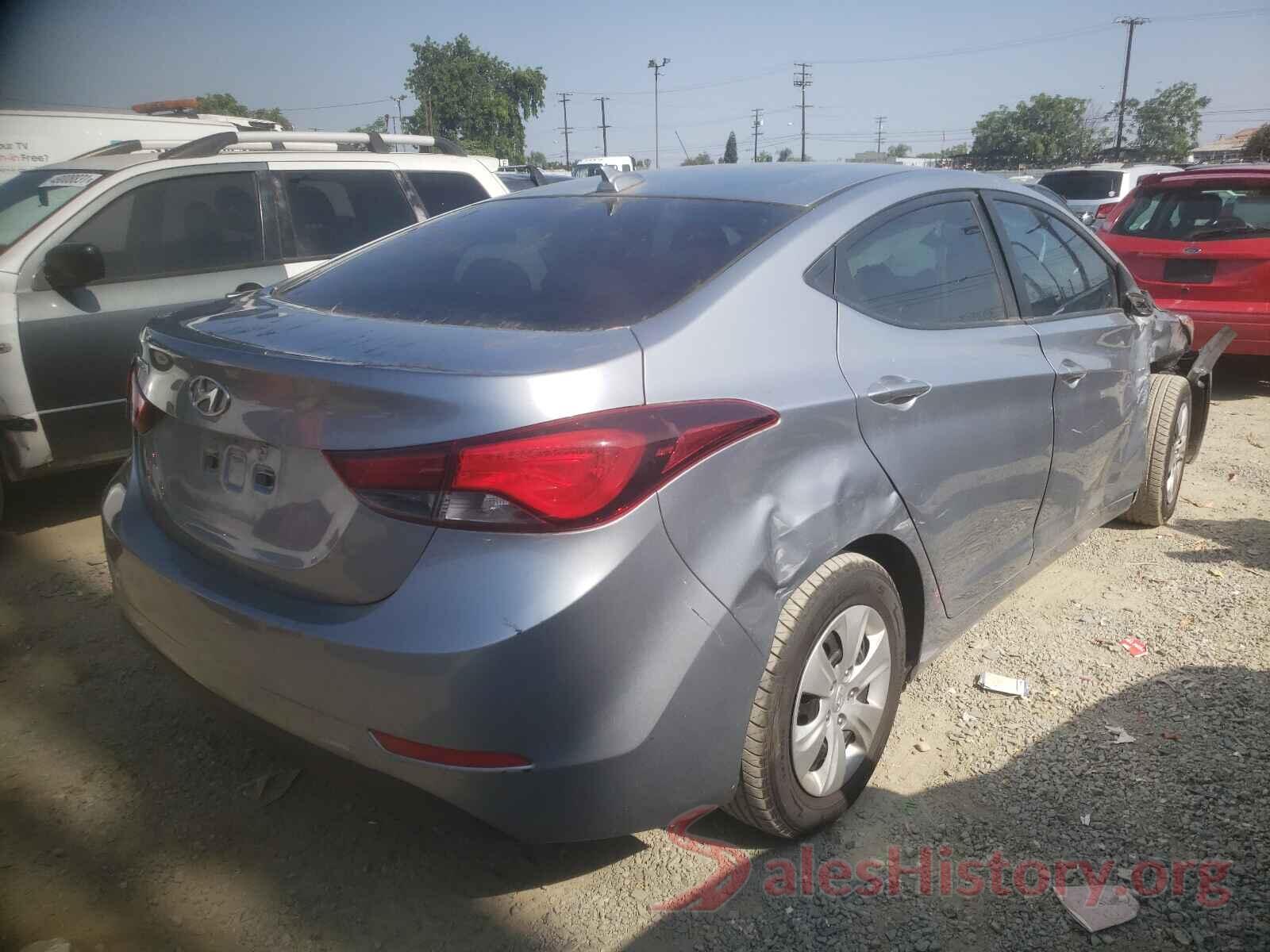 5NPDH4AE5GH762393 2016 HYUNDAI ELANTRA