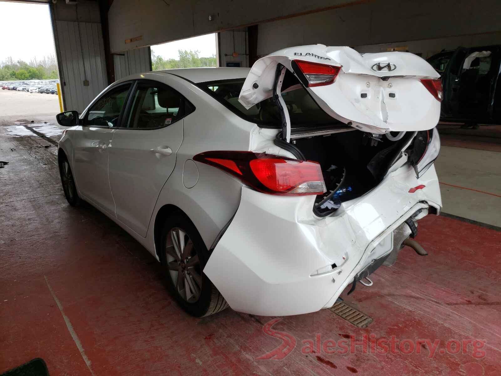 5NPDH4AE8GH706058 2016 HYUNDAI ELANTRA