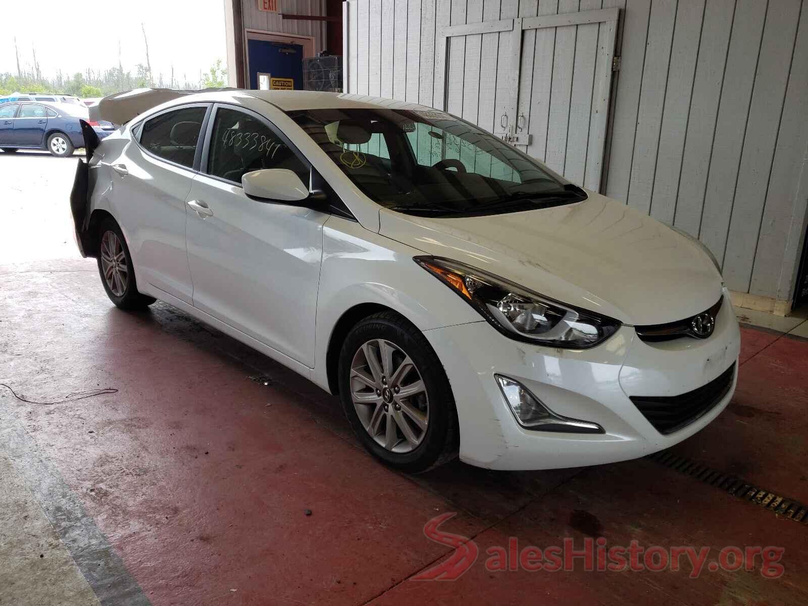 5NPDH4AE8GH706058 2016 HYUNDAI ELANTRA