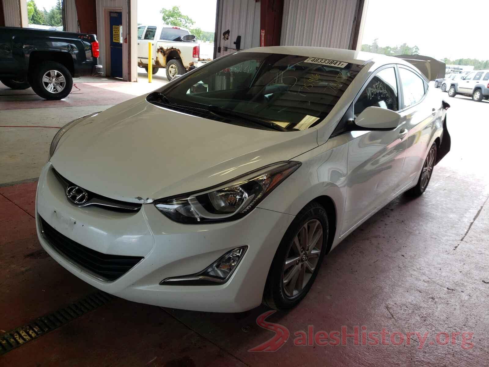 5NPDH4AE8GH706058 2016 HYUNDAI ELANTRA