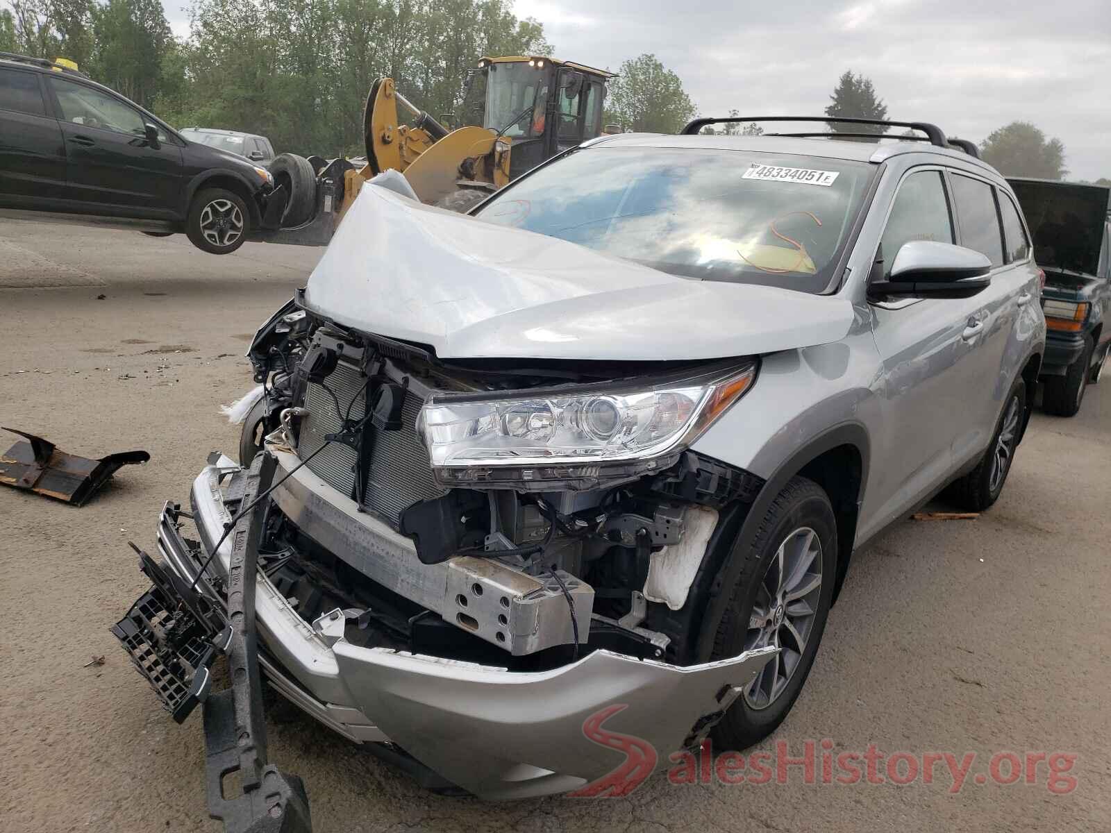 5TDJZRFH5KS582785 2019 TOYOTA HIGHLANDER