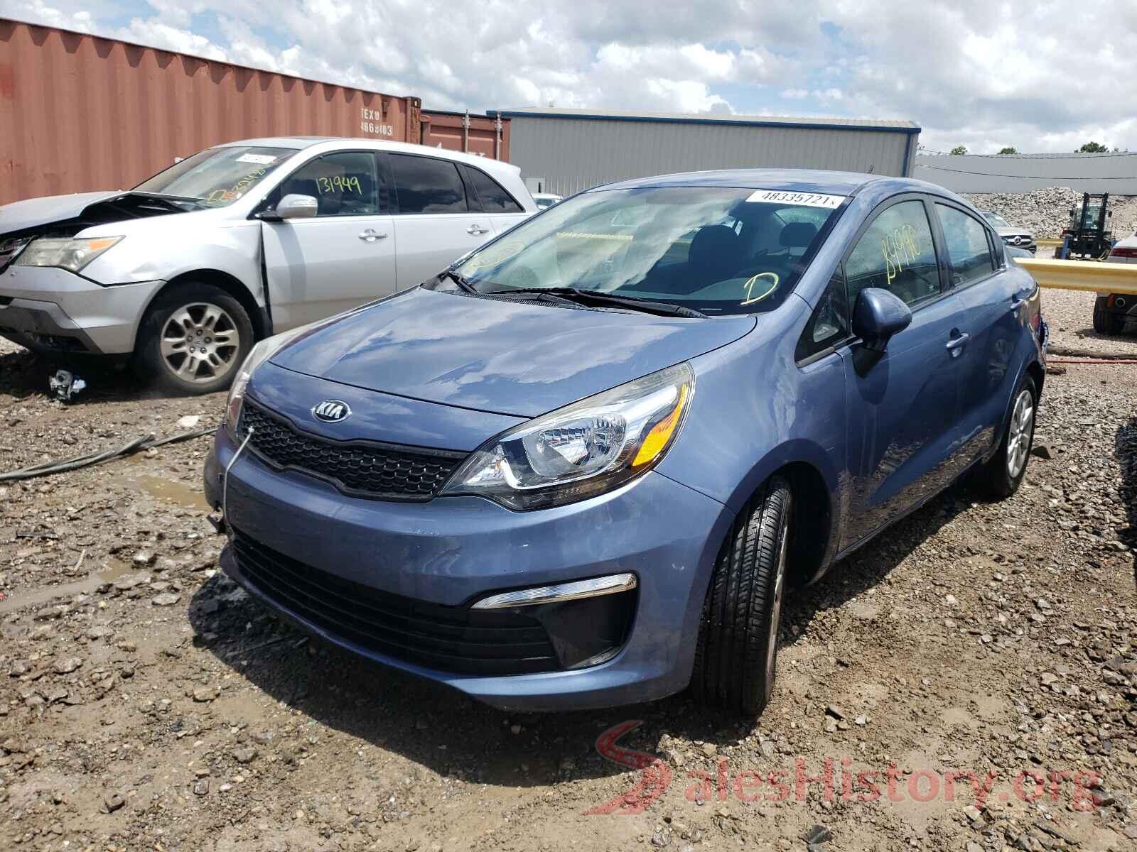 KNADM4A39G6646731 2016 KIA RIO