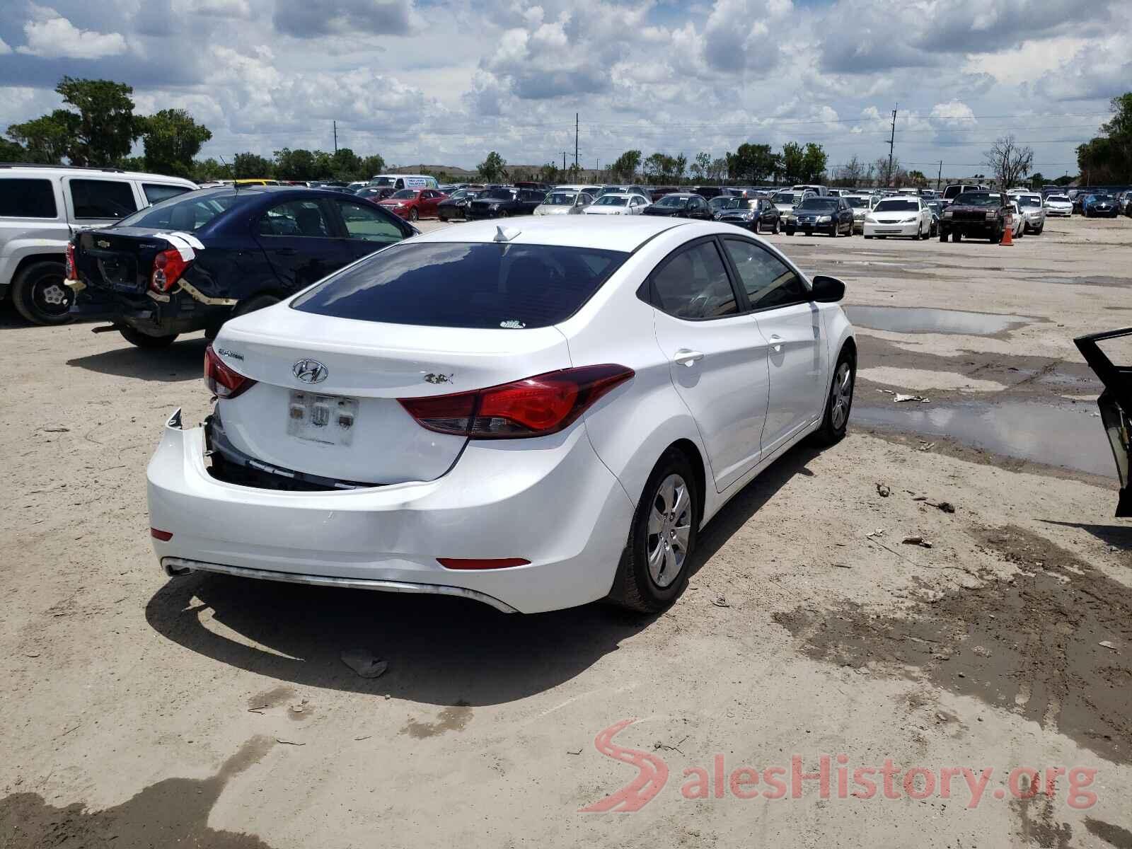 5NPDH4AE3GH756253 2016 HYUNDAI ELANTRA