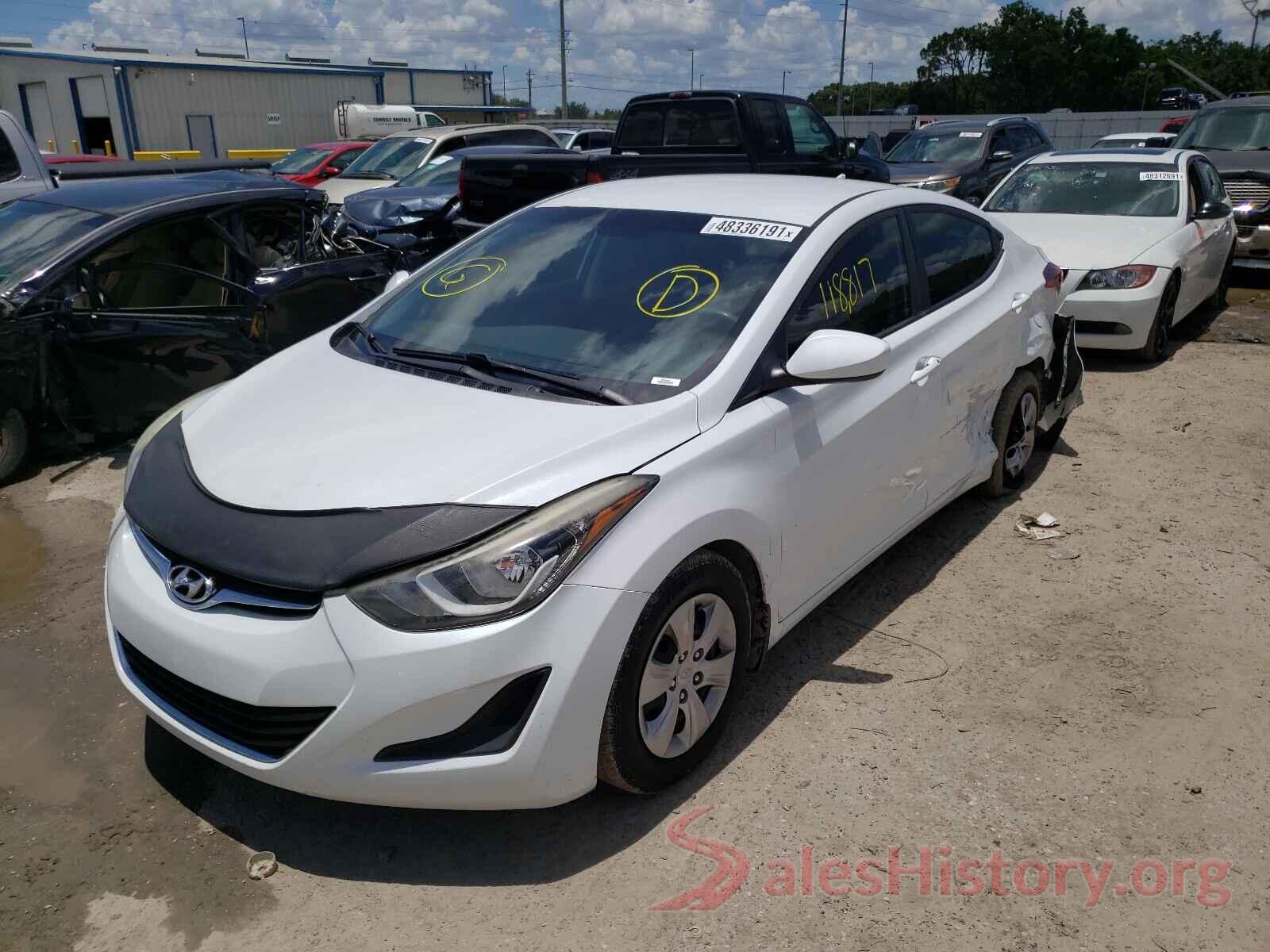 5NPDH4AE3GH756253 2016 HYUNDAI ELANTRA