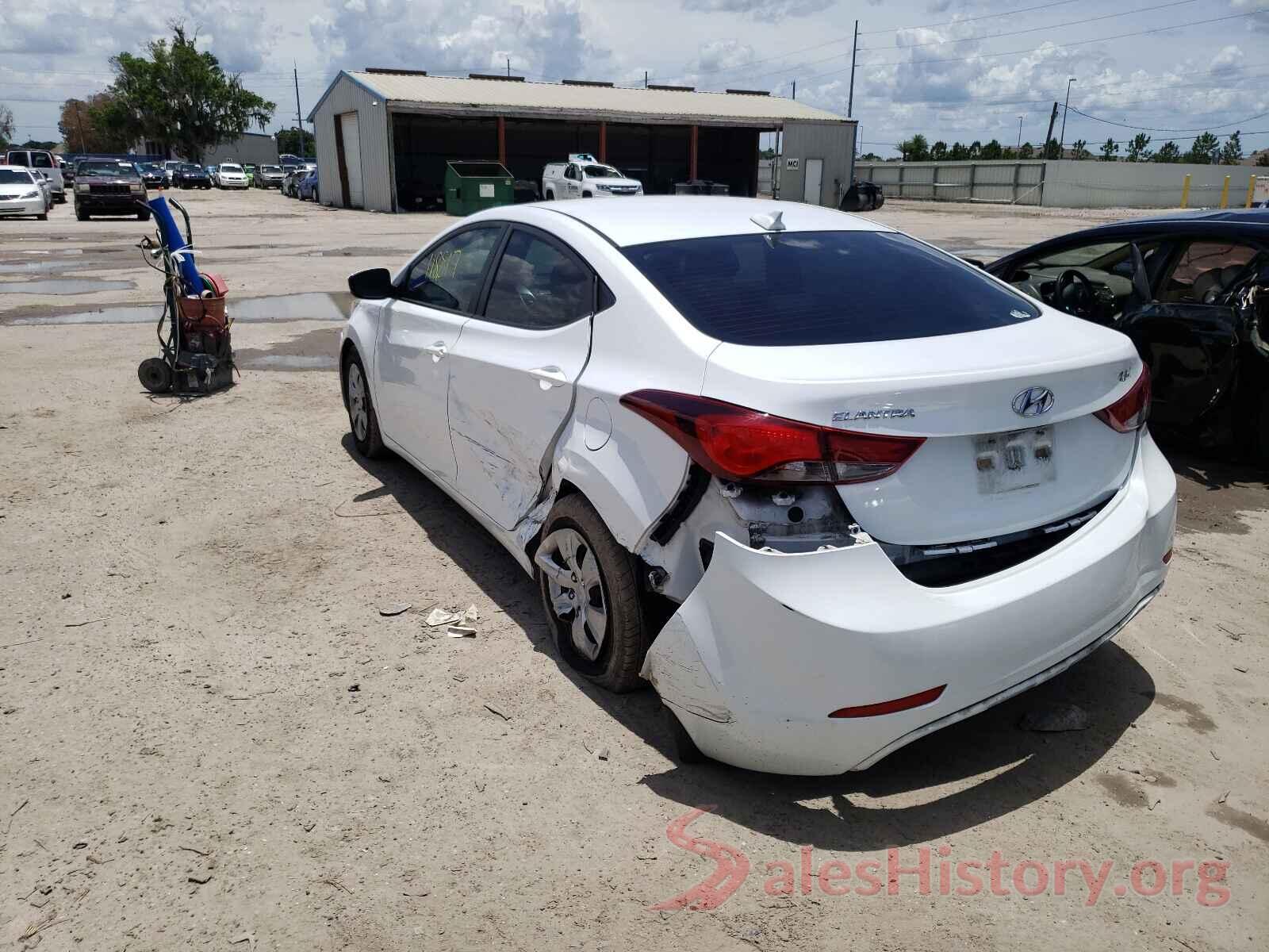 5NPDH4AE3GH756253 2016 HYUNDAI ELANTRA