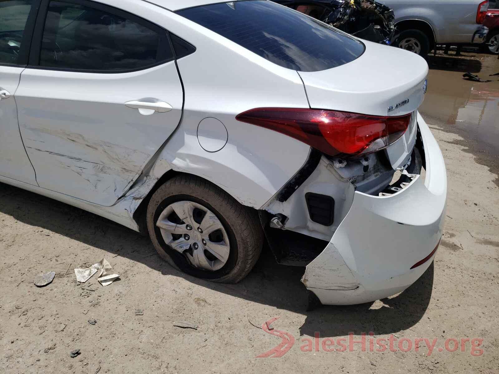 5NPDH4AE3GH756253 2016 HYUNDAI ELANTRA