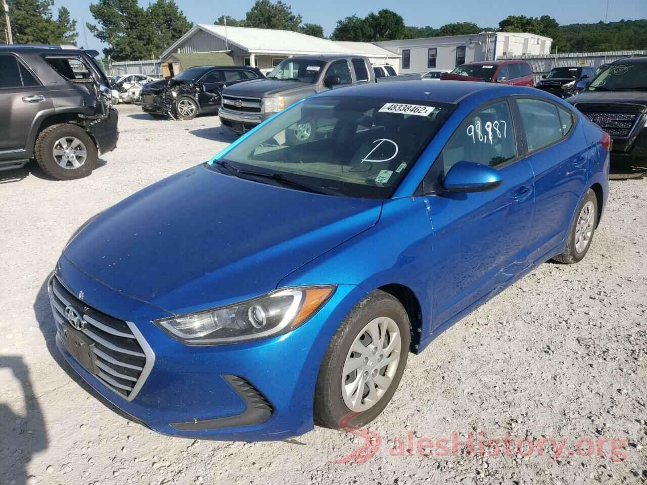 KMHD74LF3HU123005 2017 HYUNDAI ELANTRA