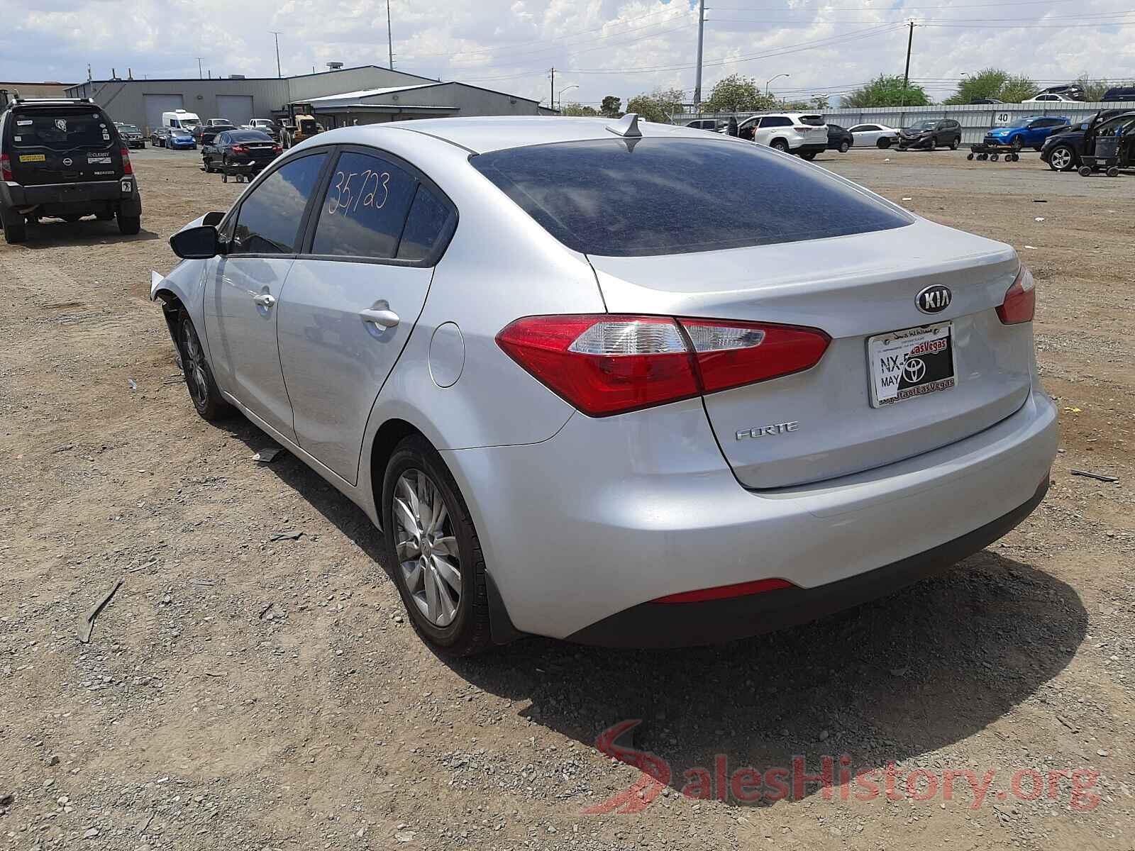 KNAFX4A64G5597230 2016 KIA FORTE