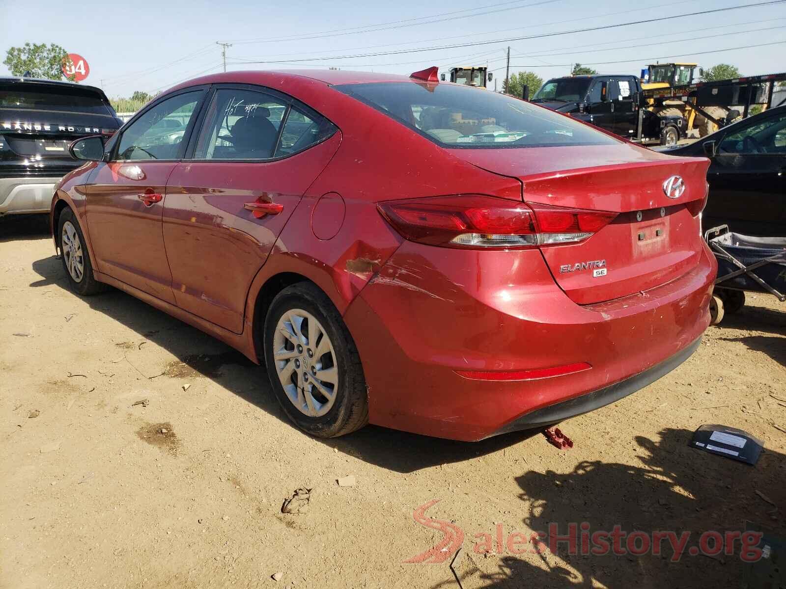 5NPD74LF6HH191958 2017 HYUNDAI ELANTRA