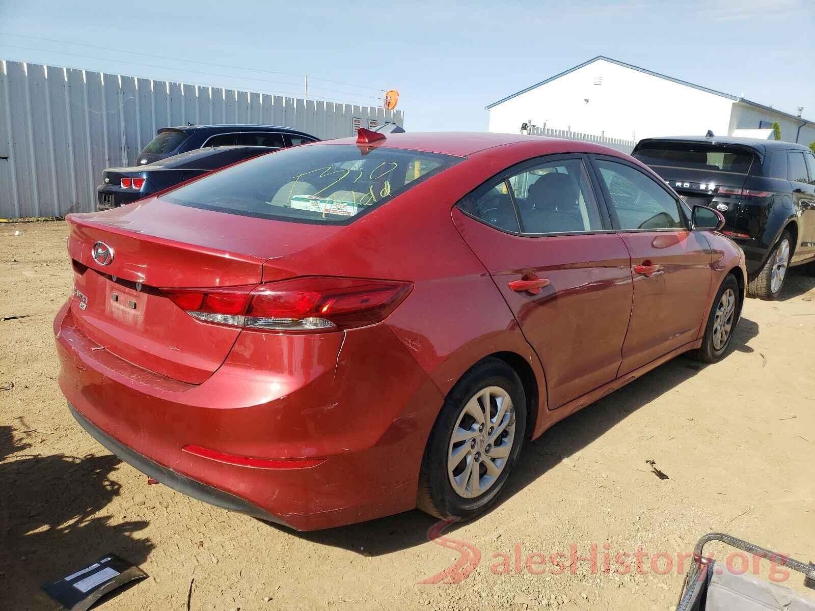 5NPD74LF6HH191958 2017 HYUNDAI ELANTRA