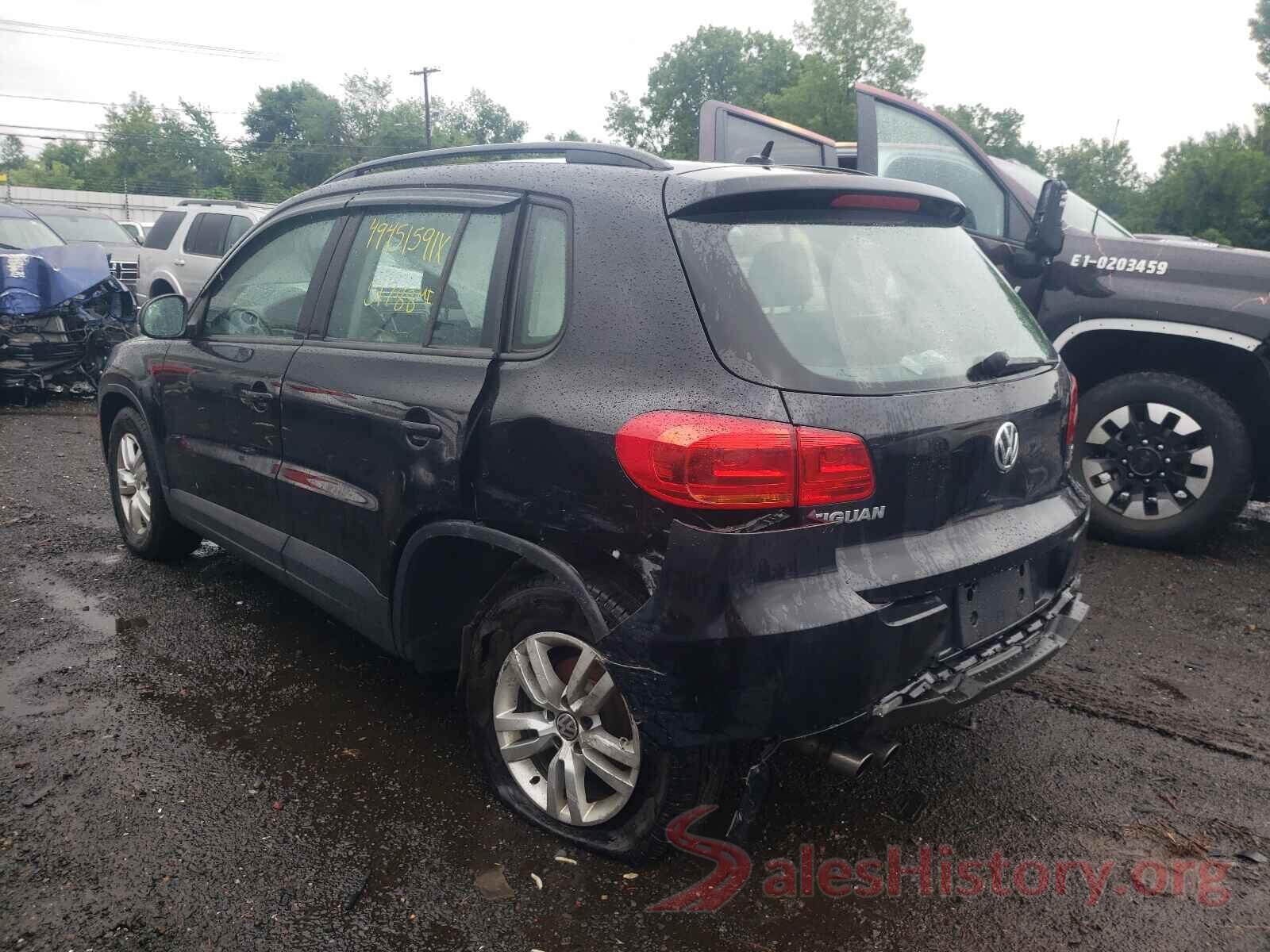 WVGBV7AX8GW013824 2016 VOLKSWAGEN TIGUAN