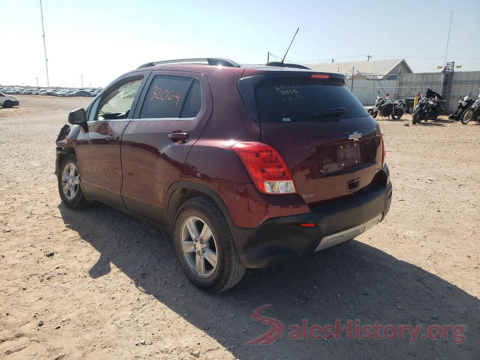 3GNCJLSB1GL258512 2016 CHEVROLET TRAX