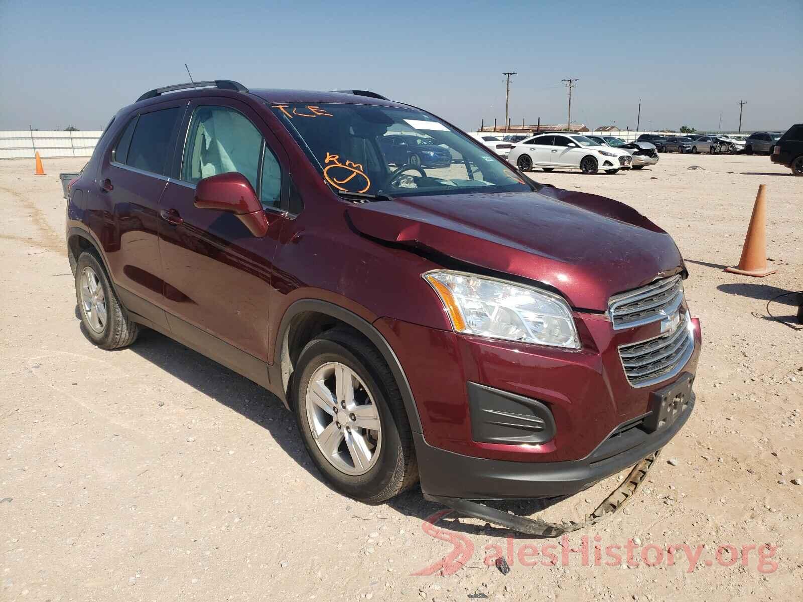 3GNCJLSB1GL258512 2016 CHEVROLET TRAX