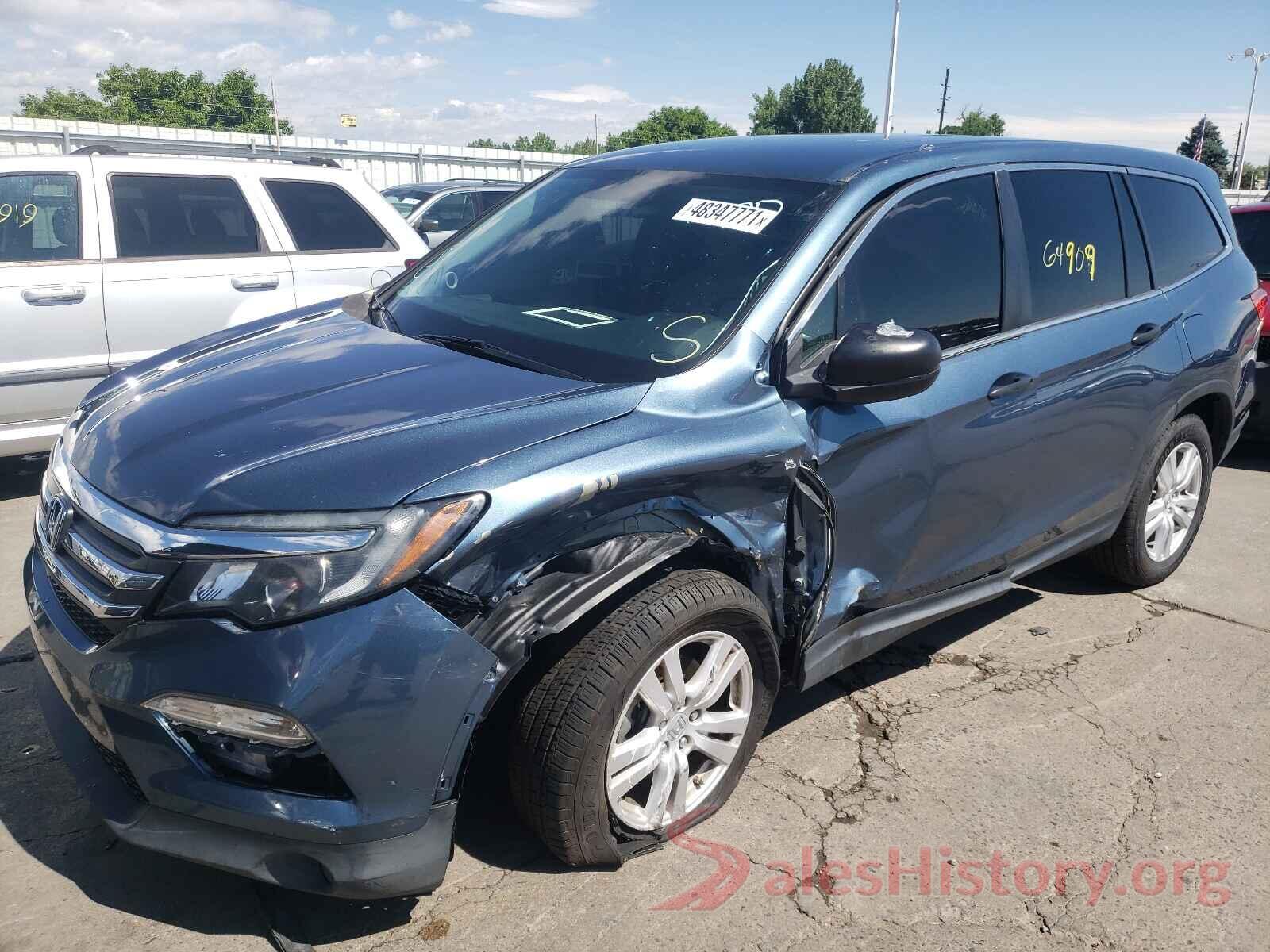 5FNYF5H19GB040536 2016 HONDA PILOT