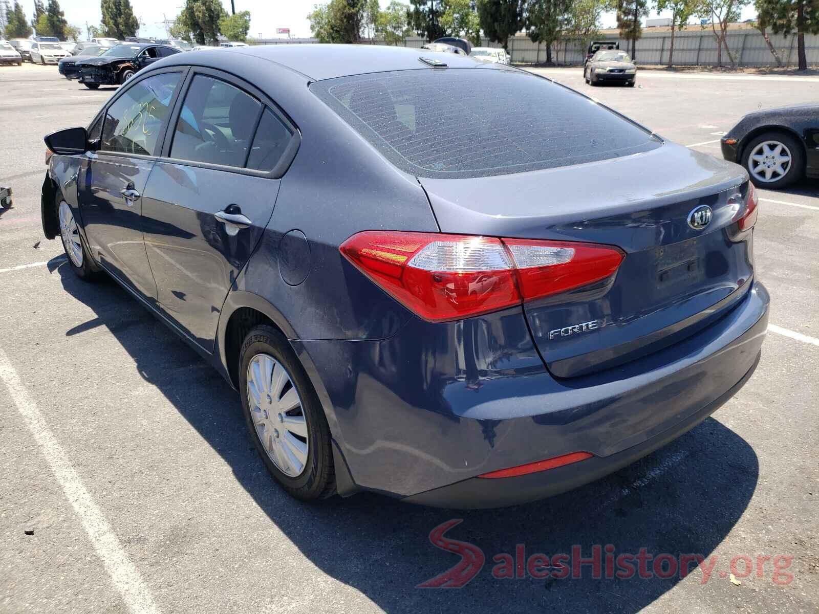 KNAFK4A6XG5589129 2016 KIA FORTE