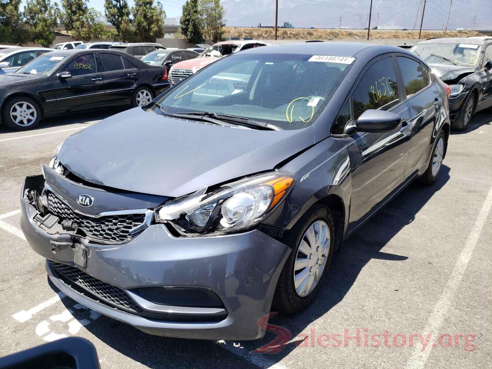 KNAFK4A6XG5589129 2016 KIA FORTE