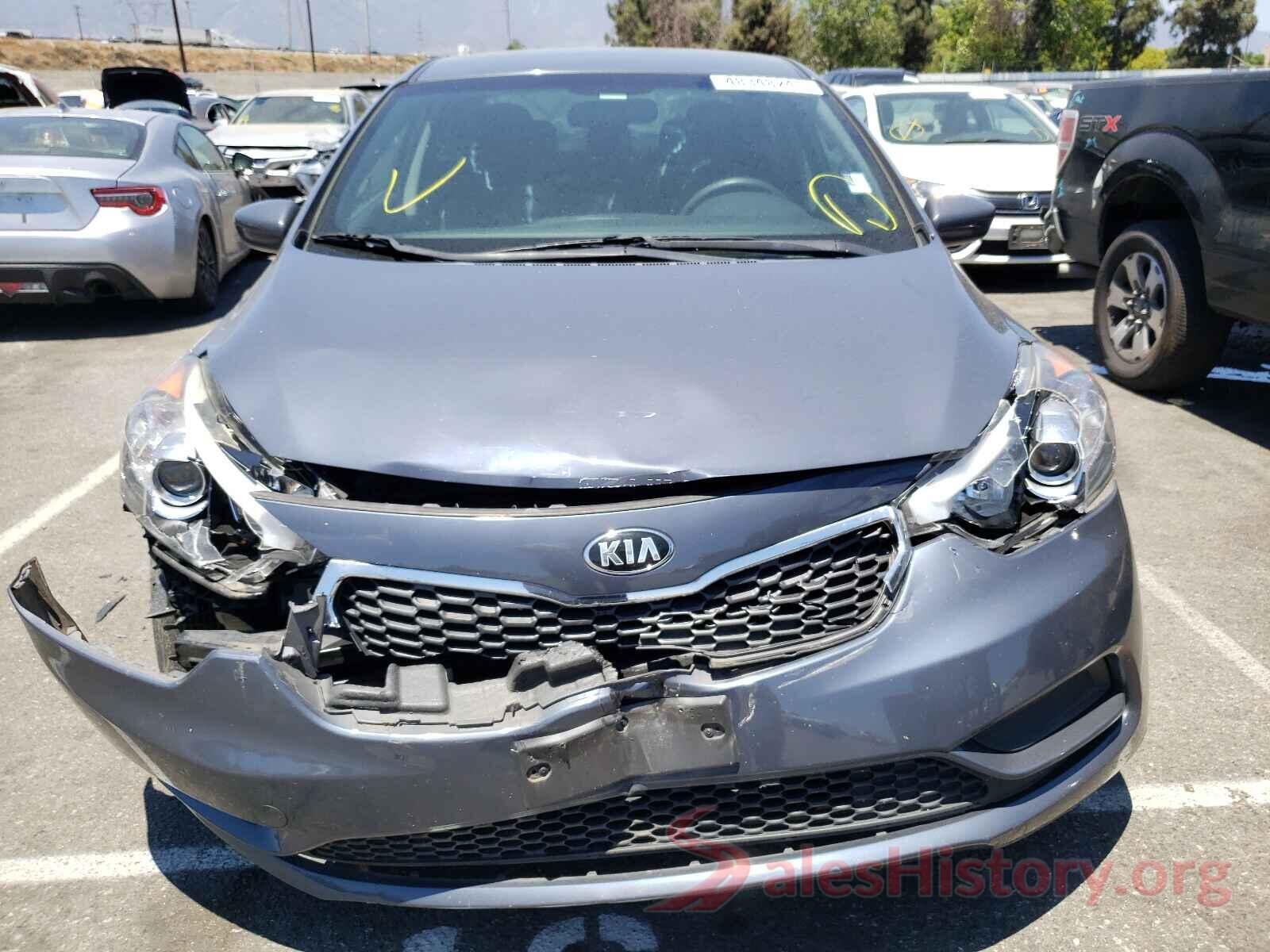 KNAFK4A6XG5589129 2016 KIA FORTE